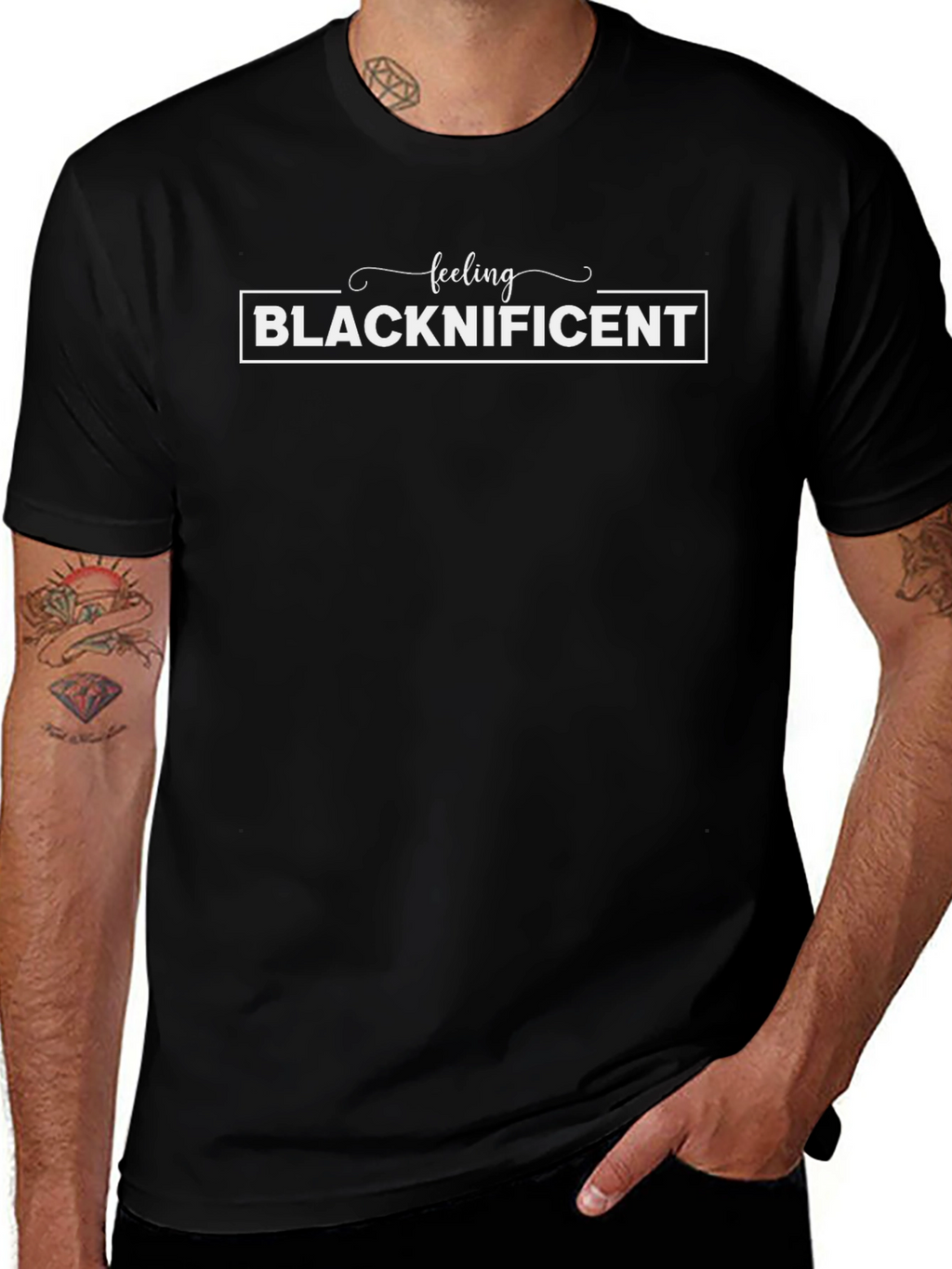 Blacknificent Graphic Tee - Bold Statement Shirt