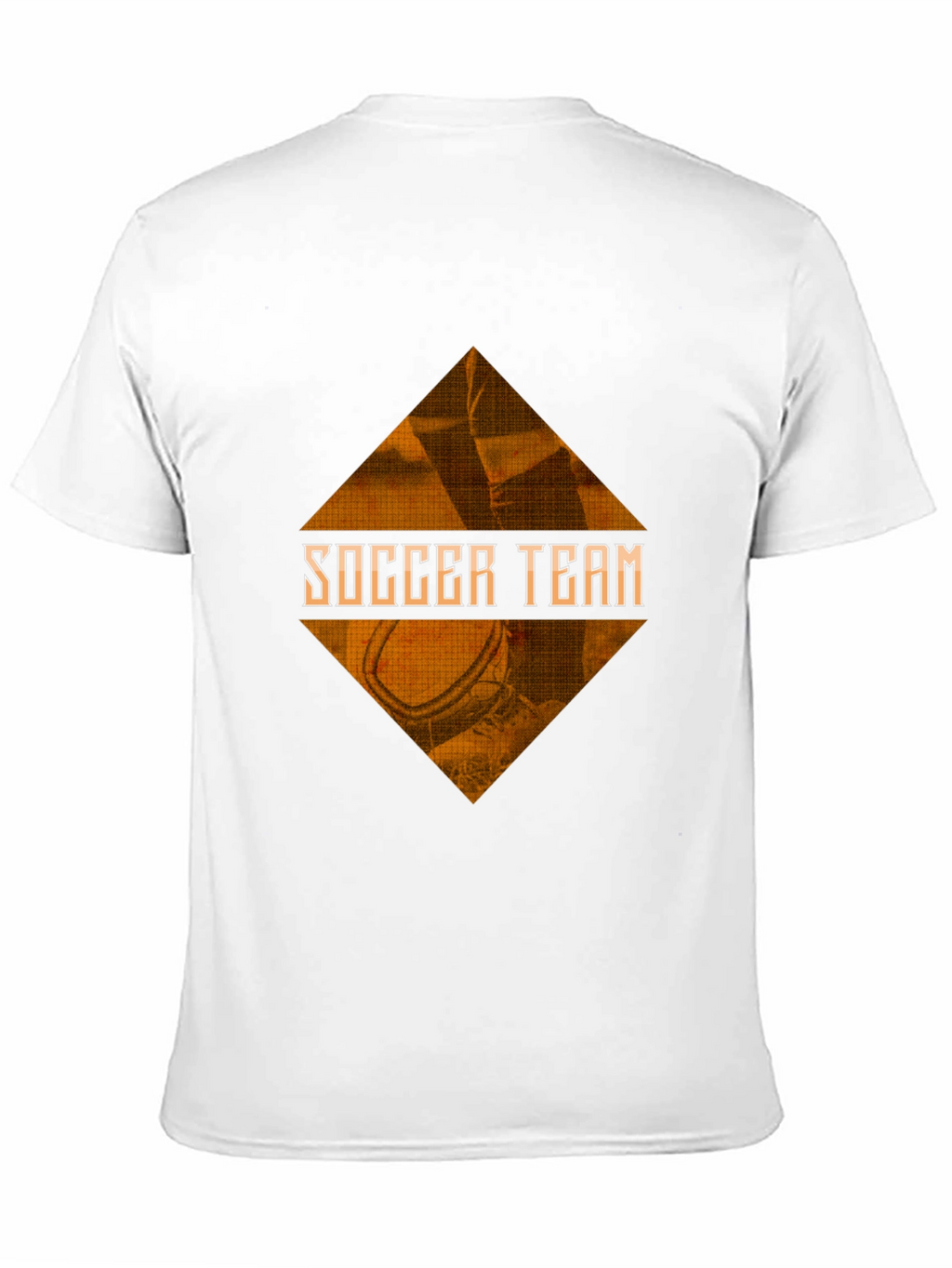 Soccer Team Graphic Tee - Black