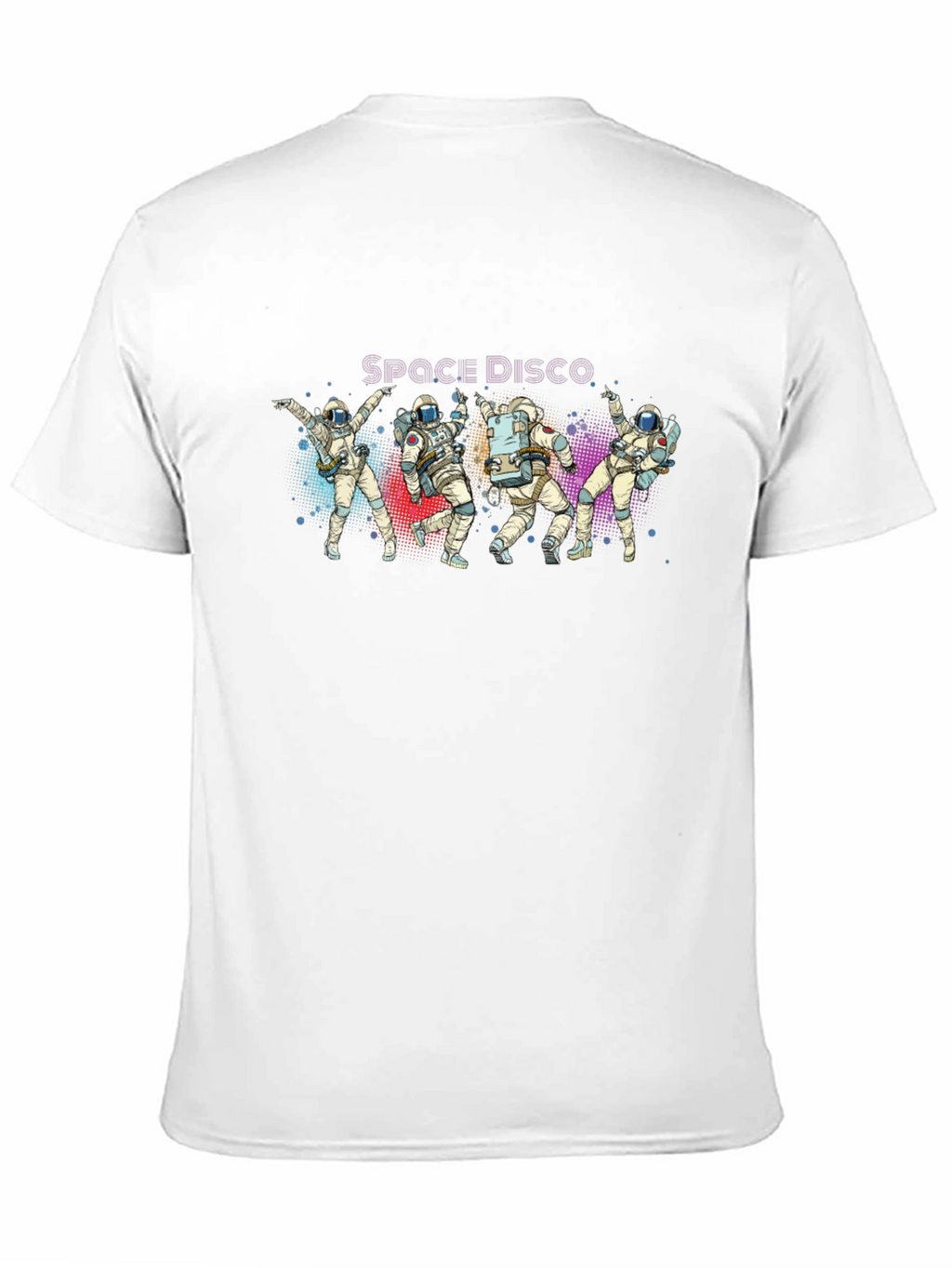 Space Disco Astronaut T-Shirt - Black