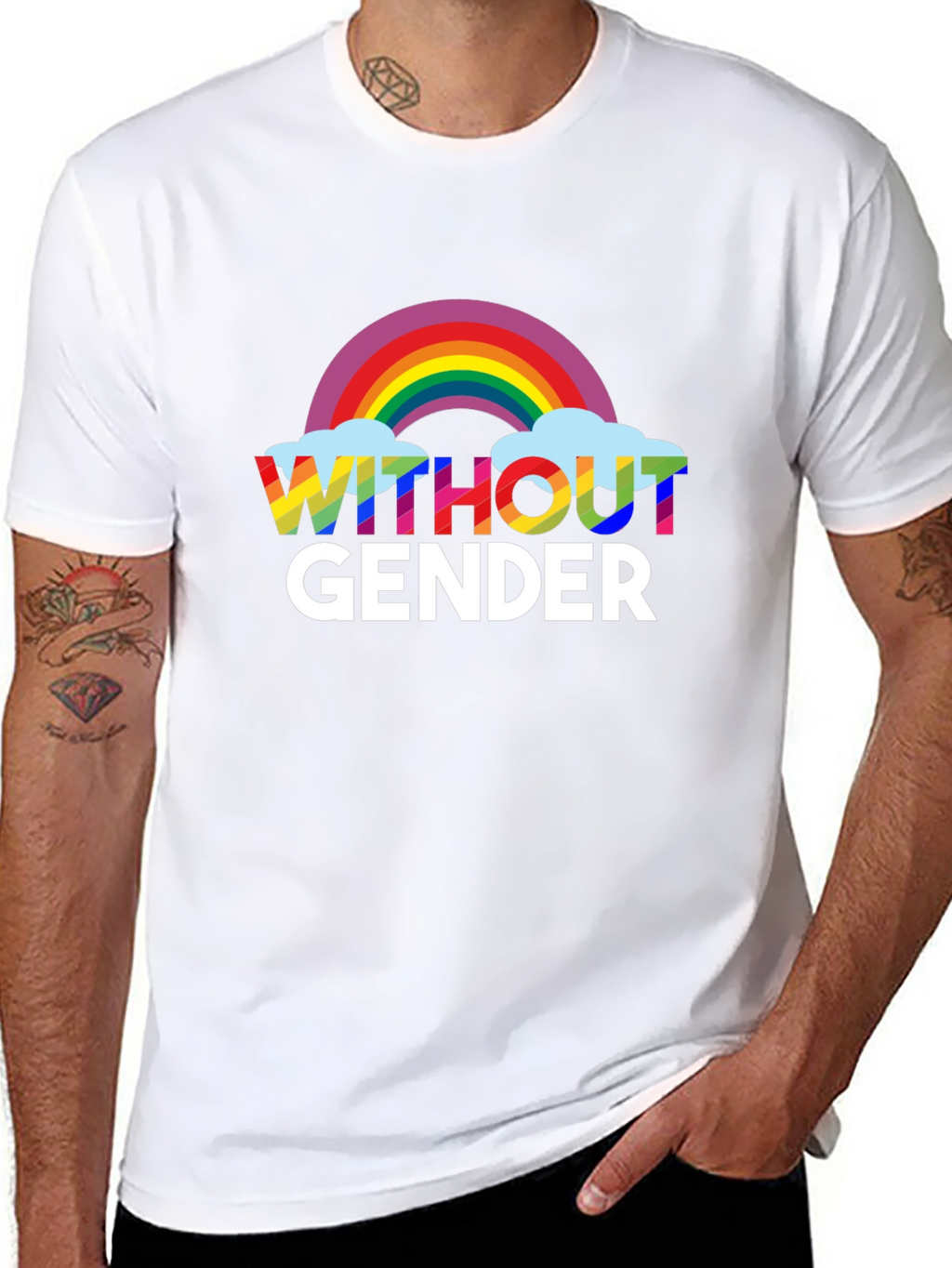 Without Gender Rainbow Pride T-Shirt