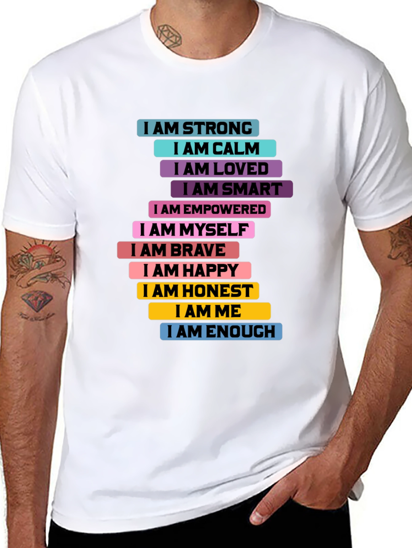 Inspirational I AM T-Shirt - Positive Affirmations