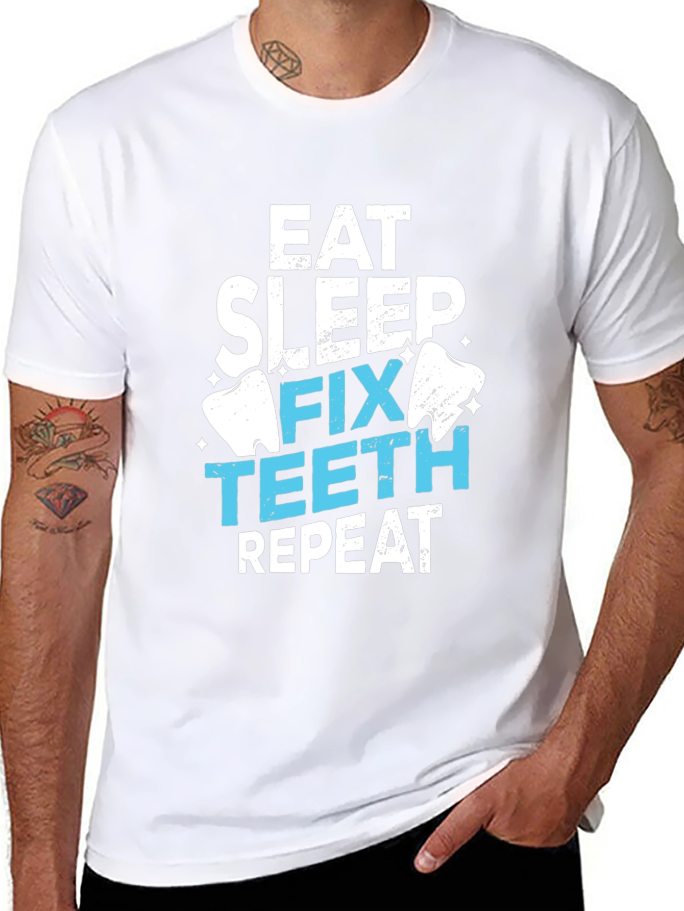Eat Sleep Fix Teeth Repeat T-Shirt
