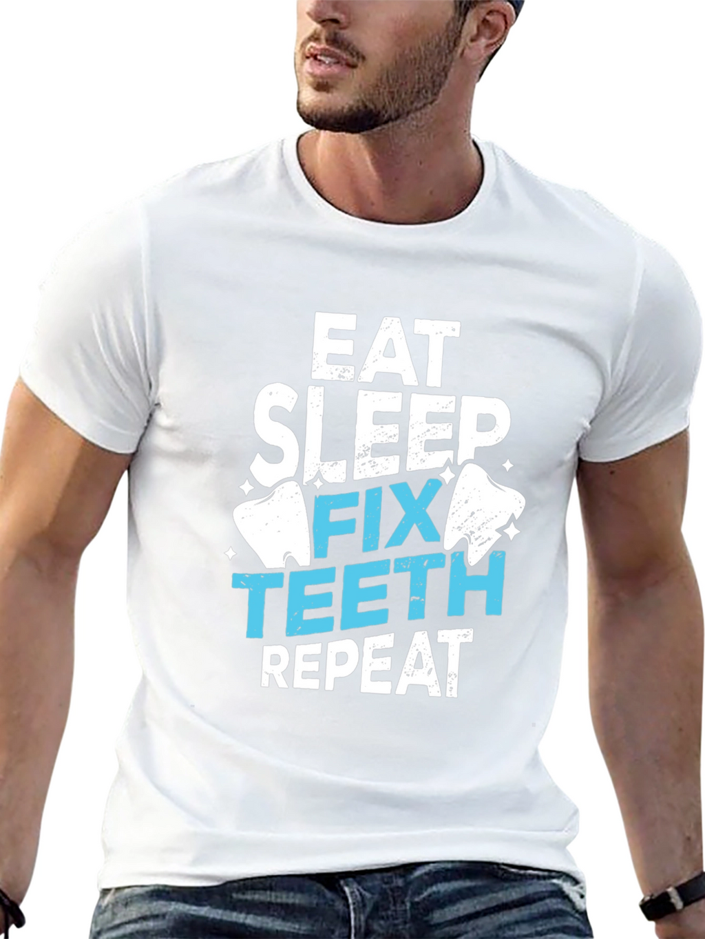 Eat Sleep Fix Teeth Repeat T-Shirt