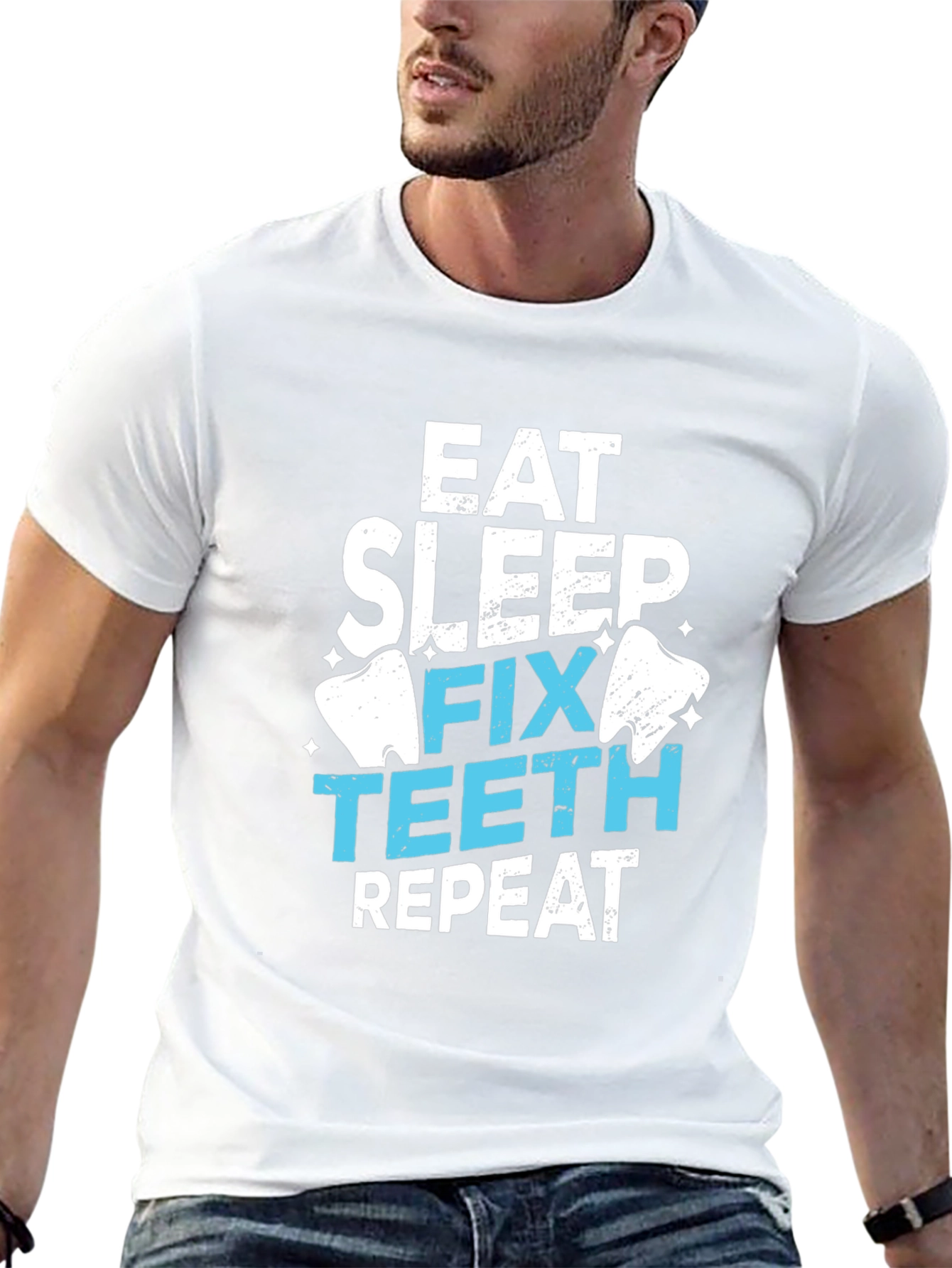 Eat Sleep Fix Teeth Repeat T-Shirt