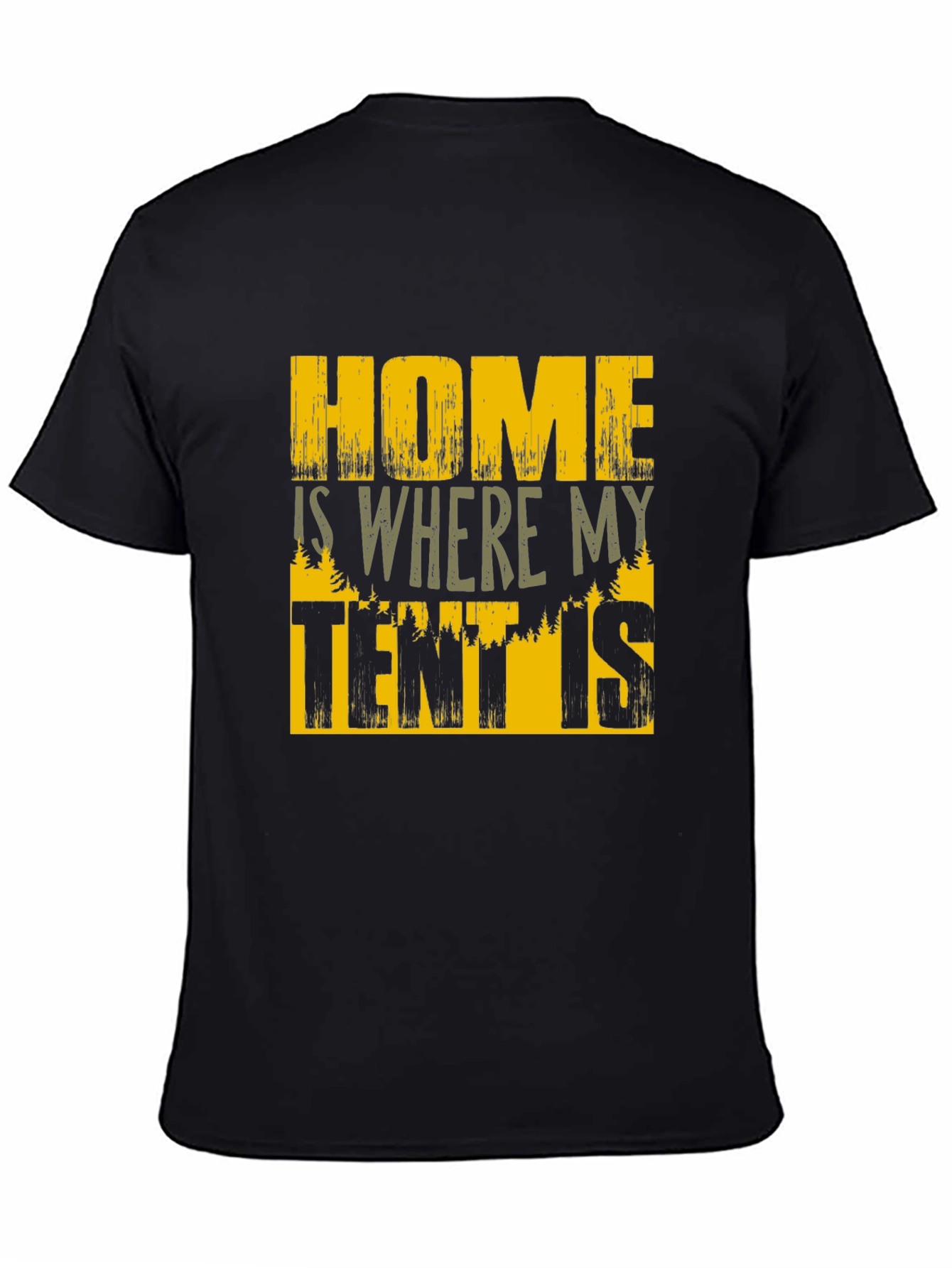 Camping Tent T-Shirt - Home is Where My Tent Is