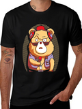Cool Bear Graphic Tee - Music Lovers T-Shirt