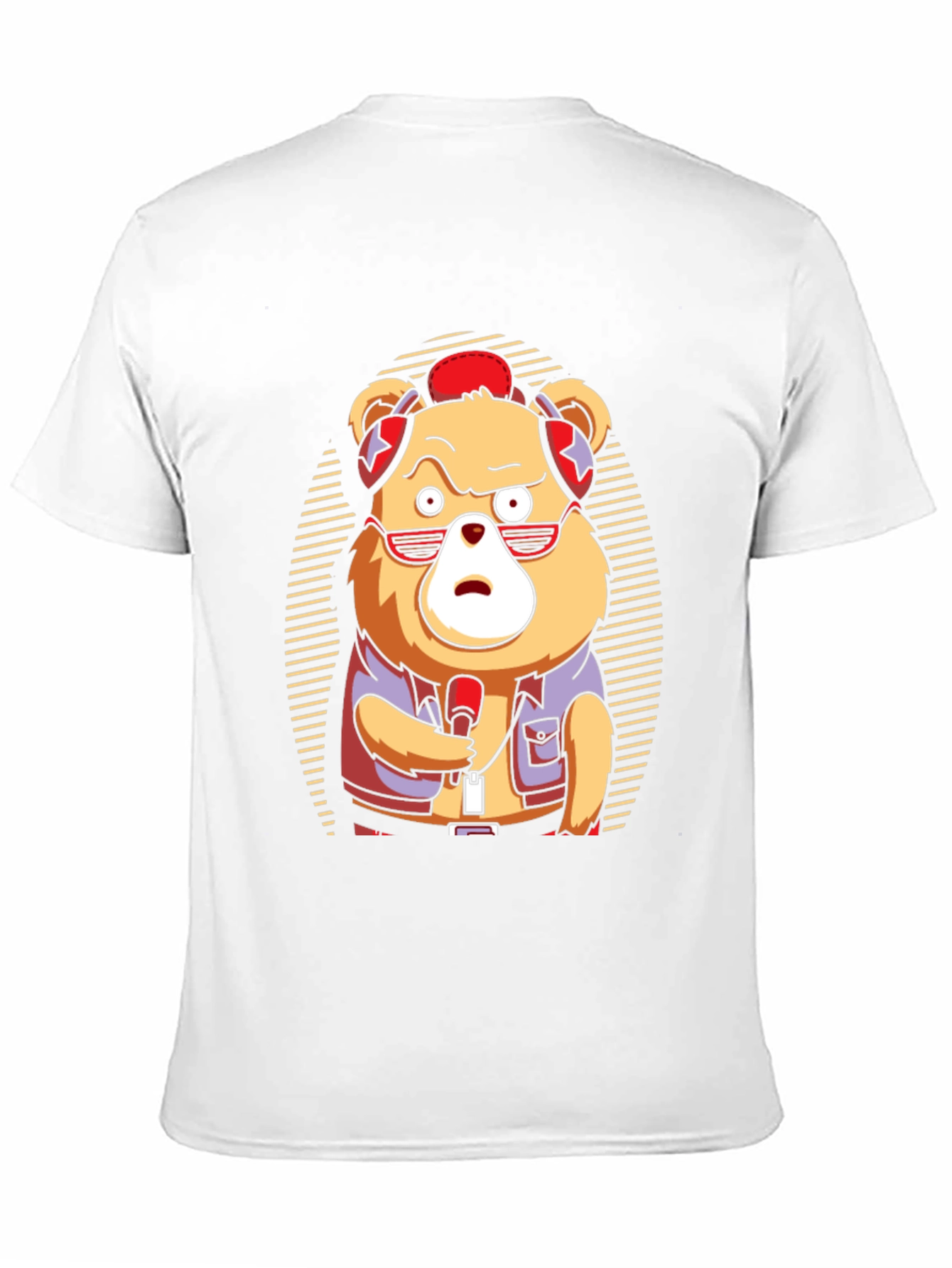 Cool Bear Graphic Tee - Music Lovers T-Shirt