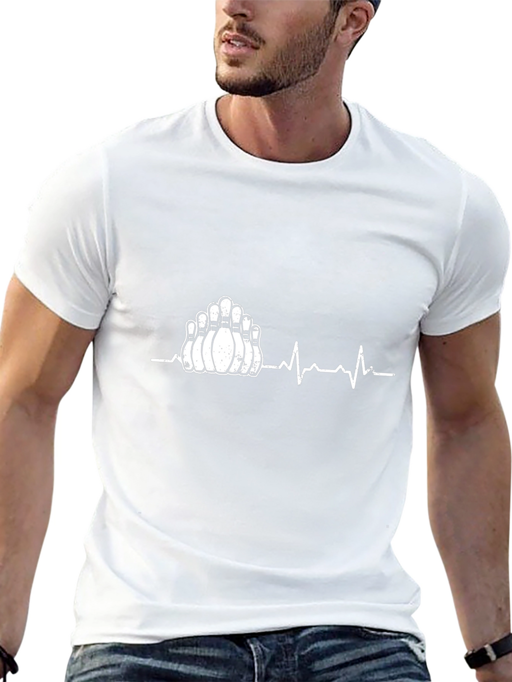 Bowling Heartbeat T-Shirt - Strike Life Tee