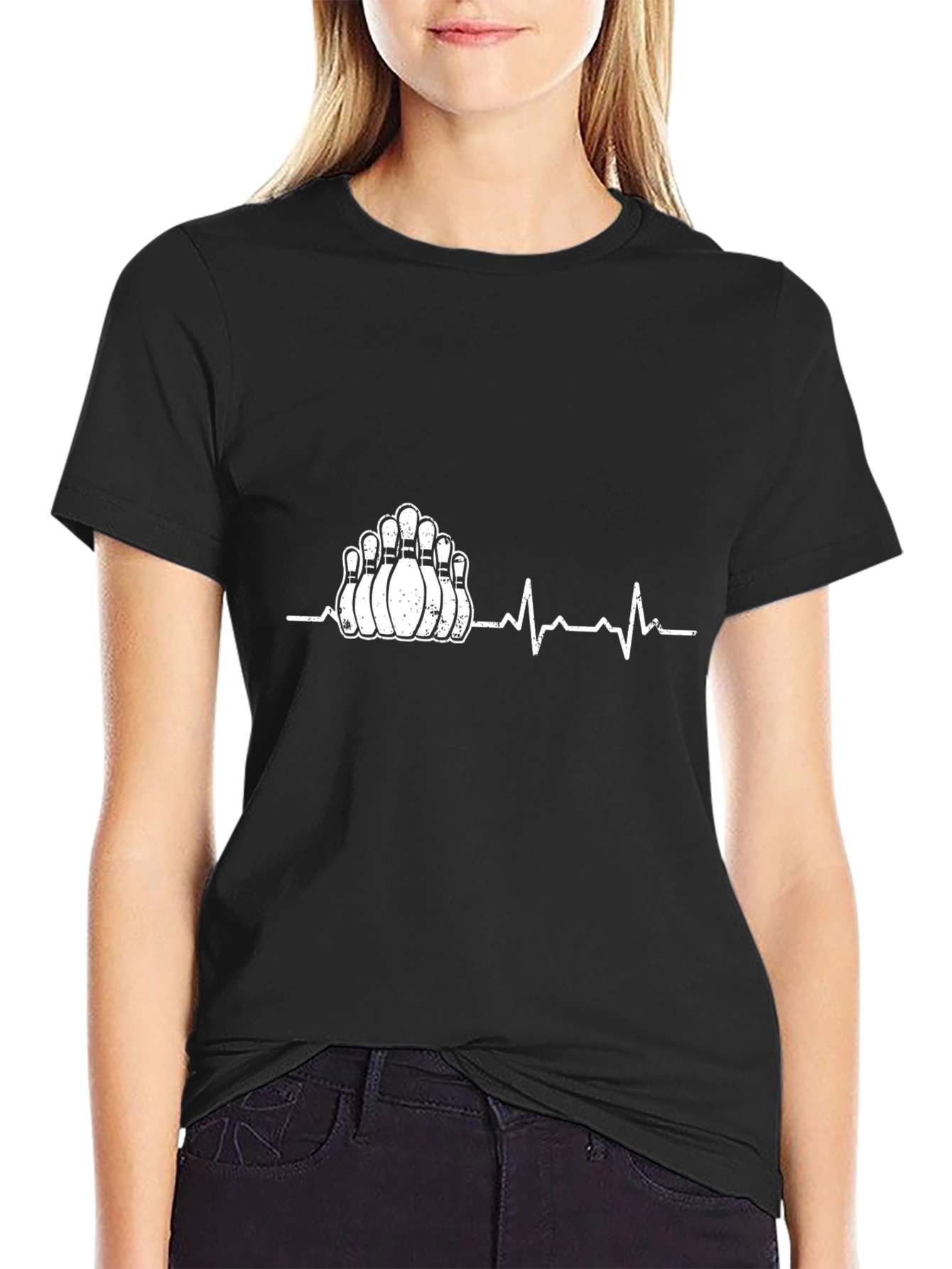 Bowling Heartbeat T-Shirt - Strike Life Tee