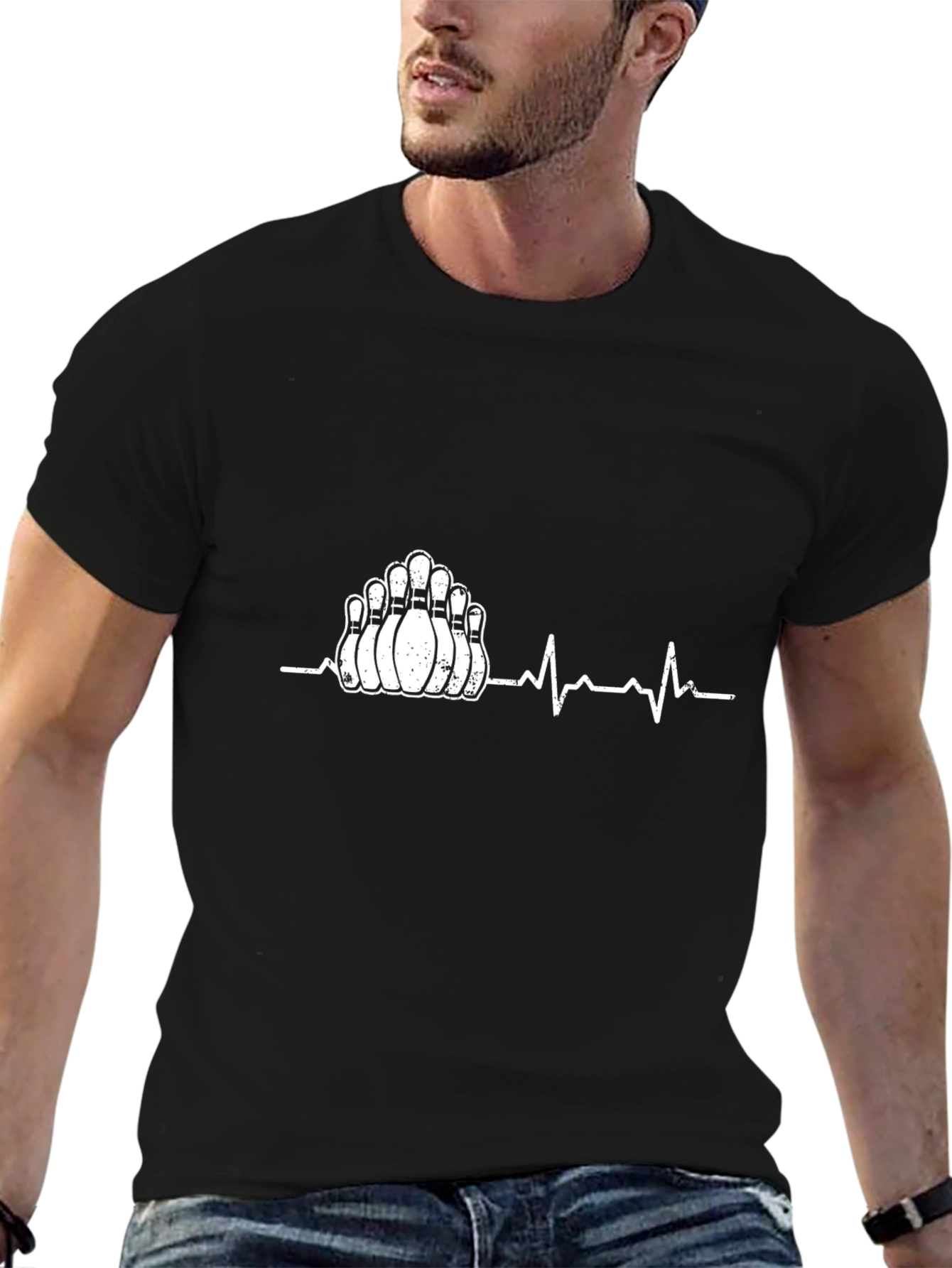 Bowling Heartbeat T-Shirt - Strike Life Tee