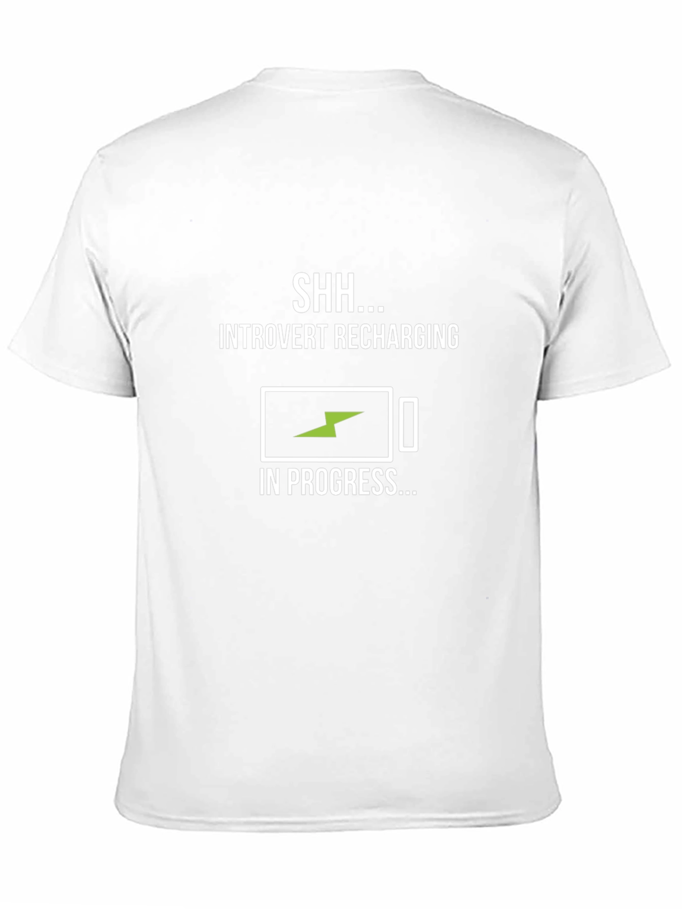 Introvert Recharging Funny Graphic T-Shirt