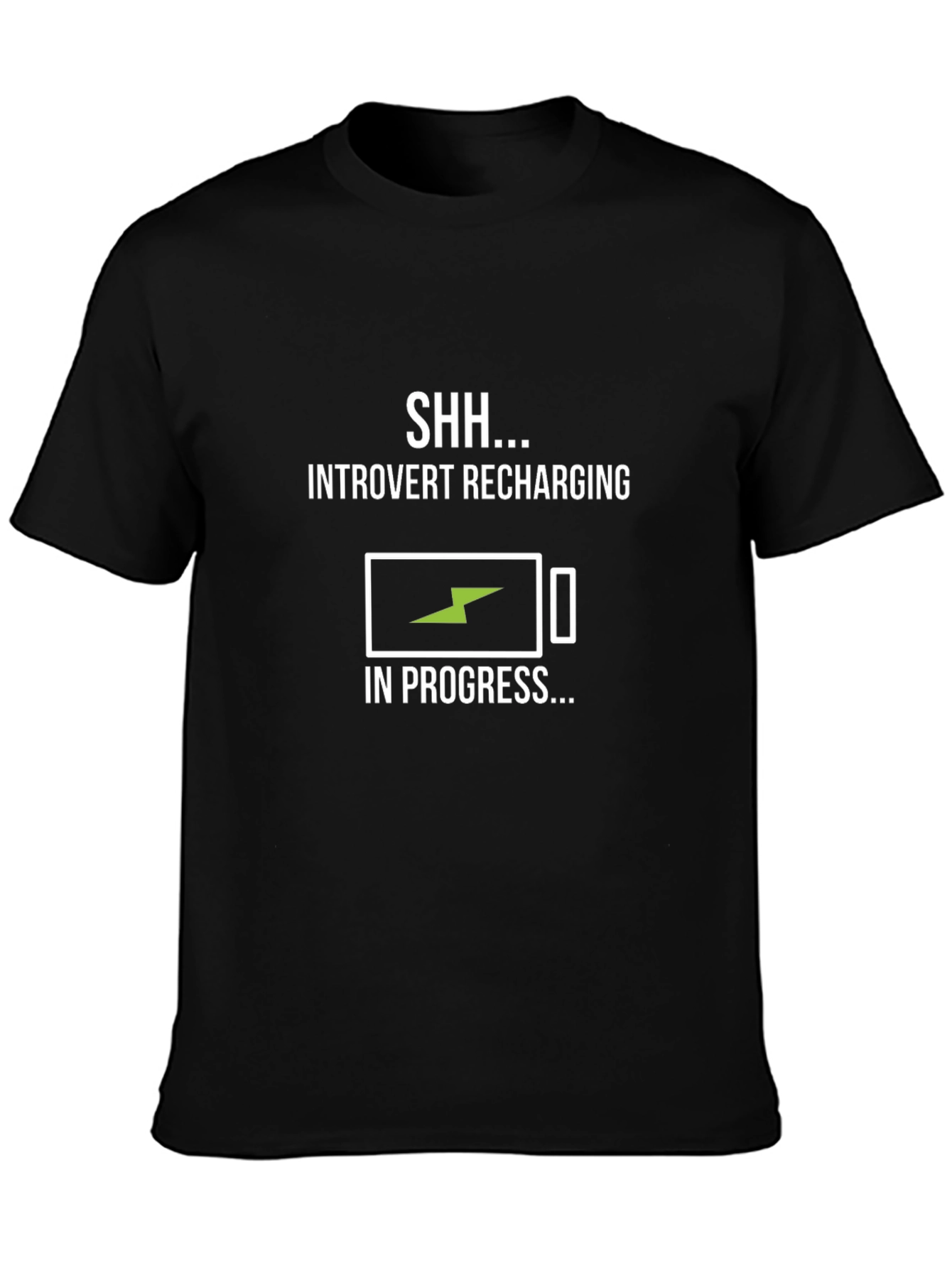 Introvert Recharging Funny Graphic T-Shirt