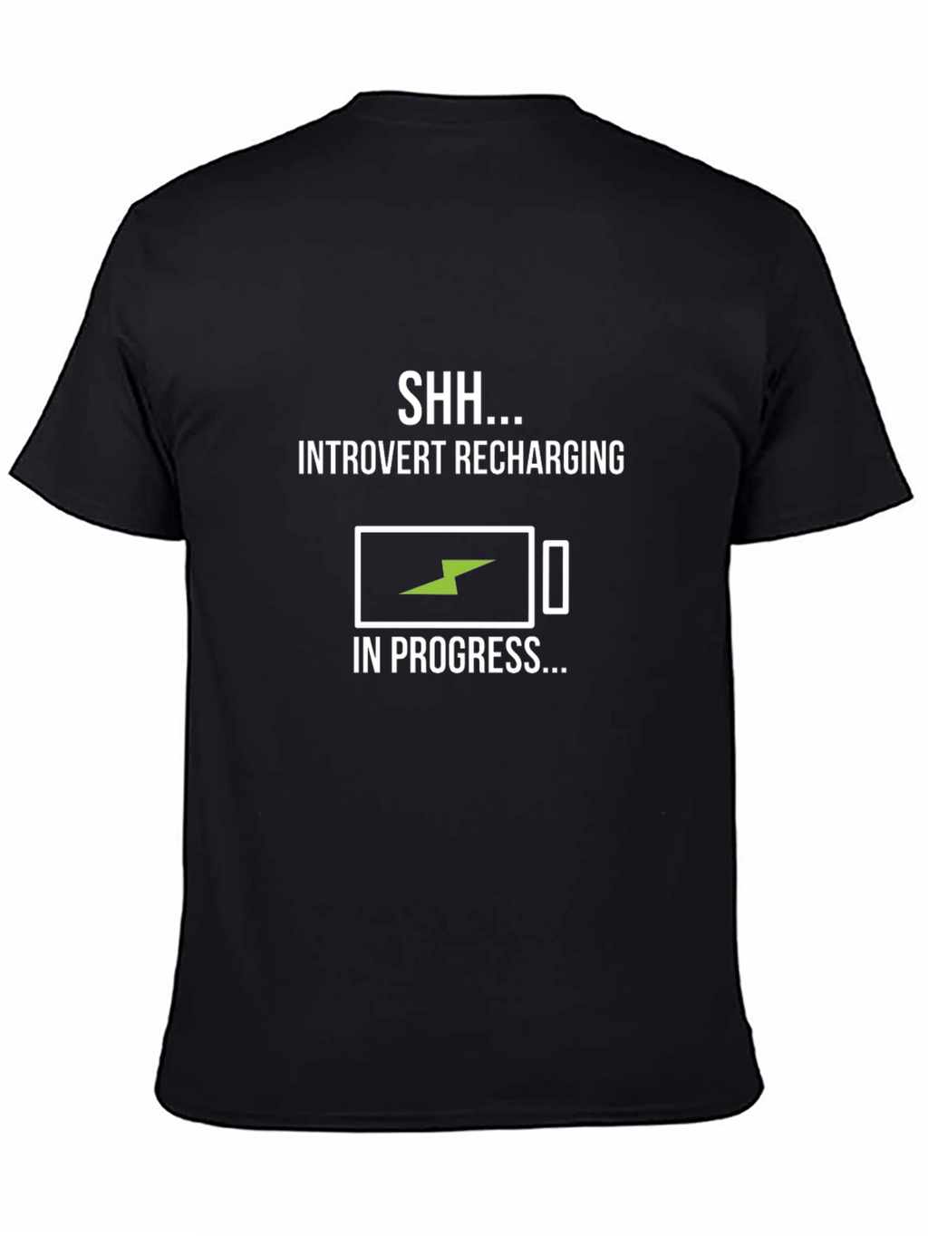 Introvert Recharging Funny Graphic T-Shirt