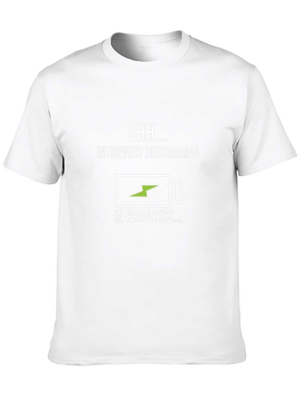 Introvert Recharging Funny Graphic T-Shirt
