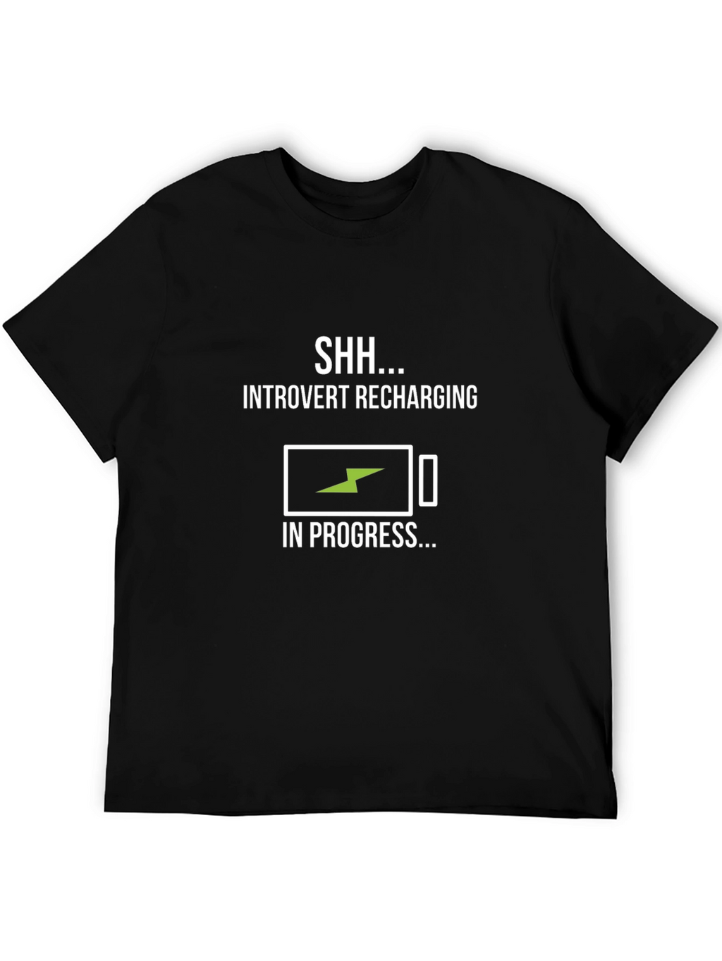 Introvert Recharging Funny Graphic T-Shirt