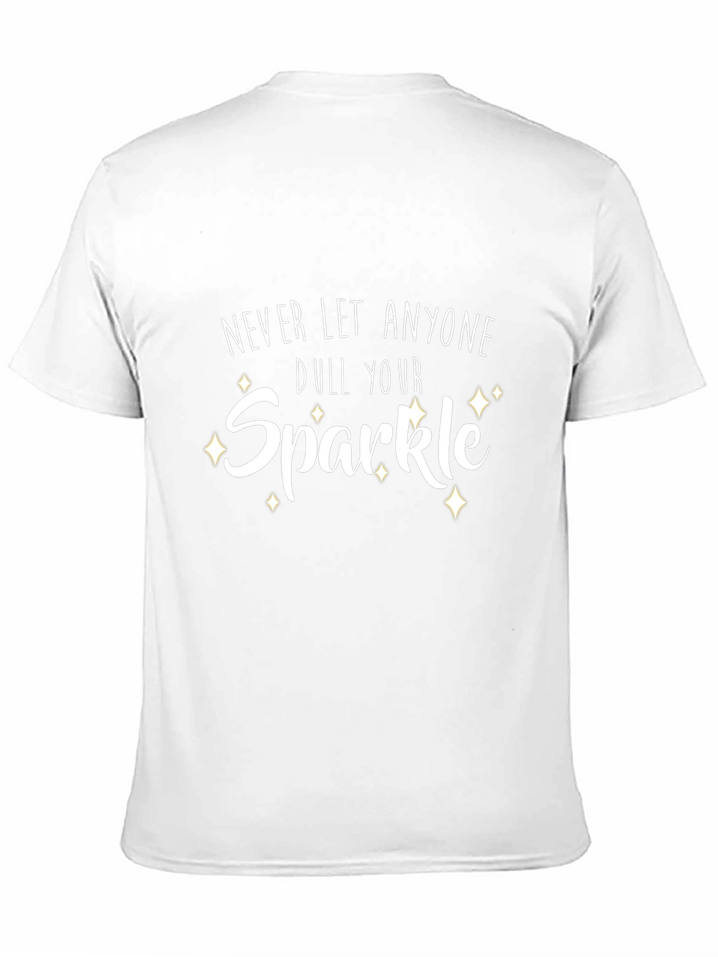 Sparkle Graphic Print Black T-Shirt