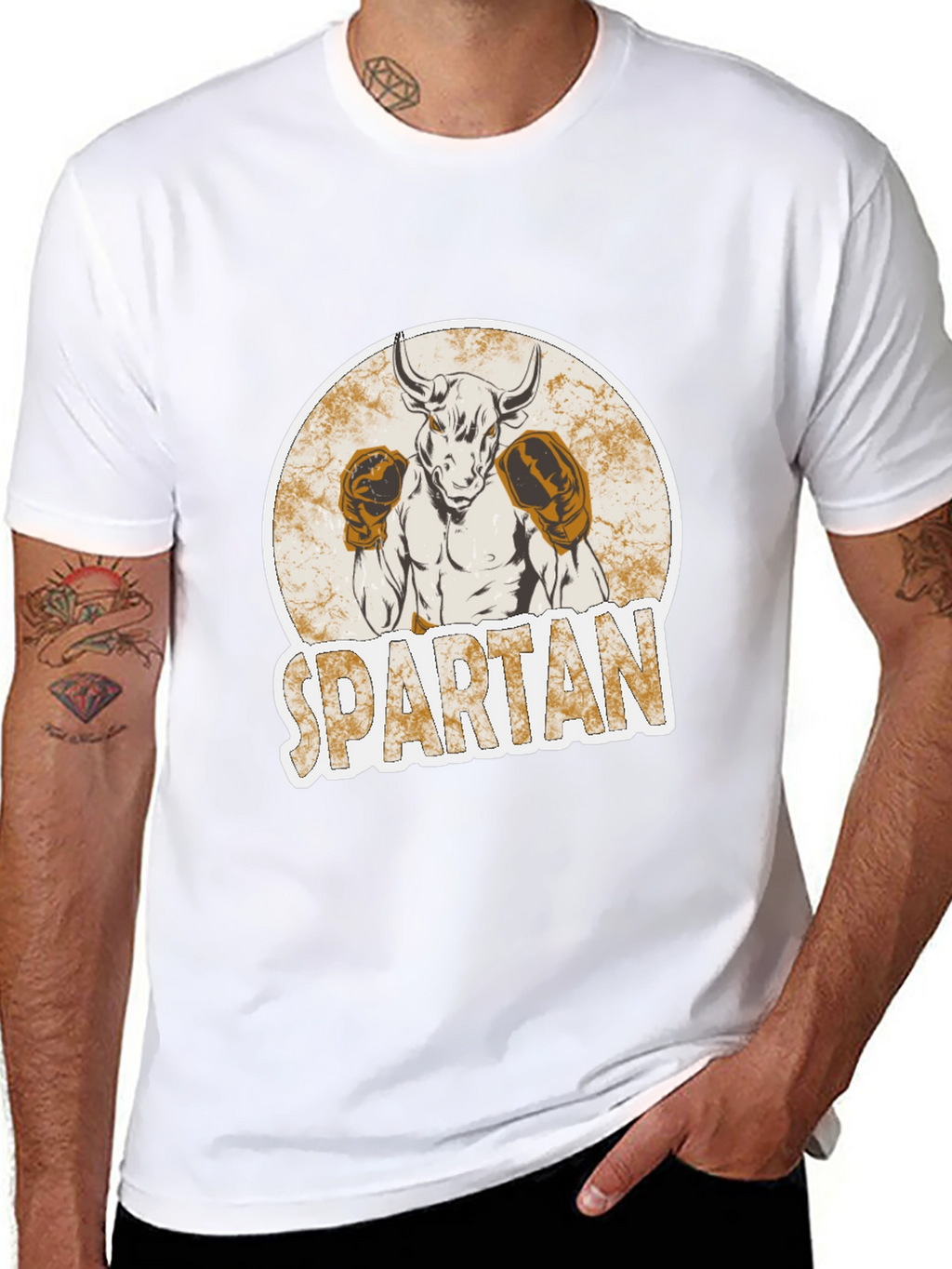 Spartan Bull Boxing T-Shirt