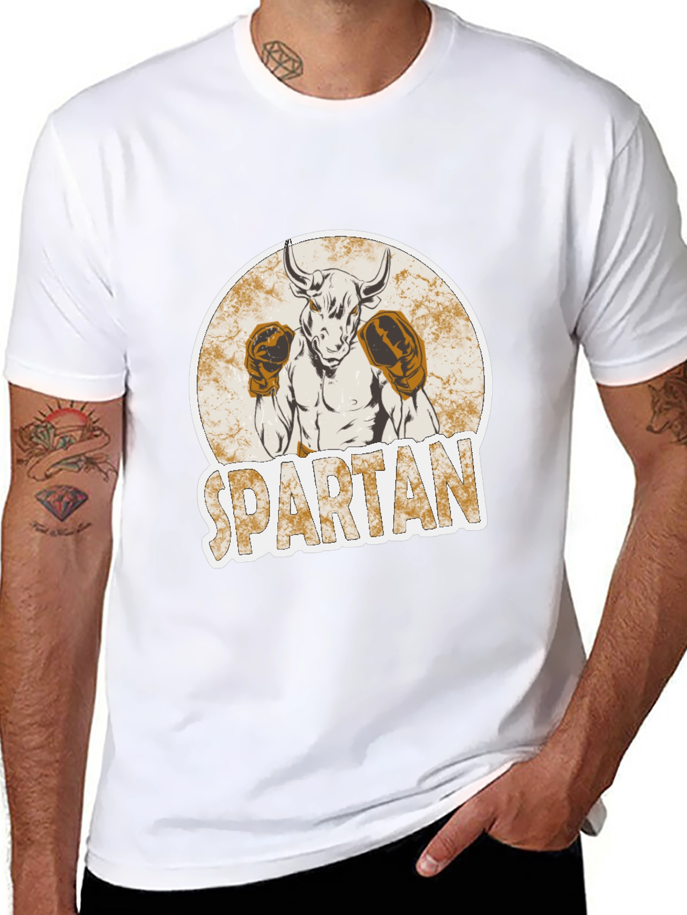 Spartan Bull Boxing T-Shirt