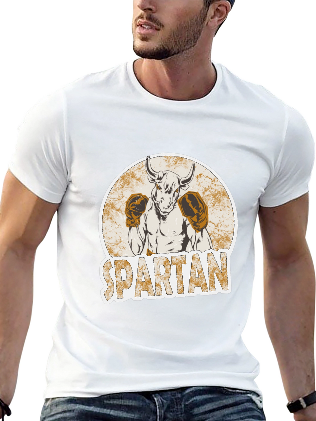 Spartan Bull Boxing T-Shirt