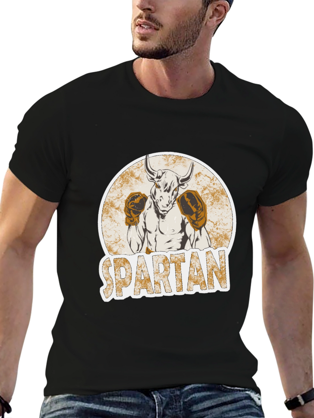 Spartan Bull Boxing T-Shirt