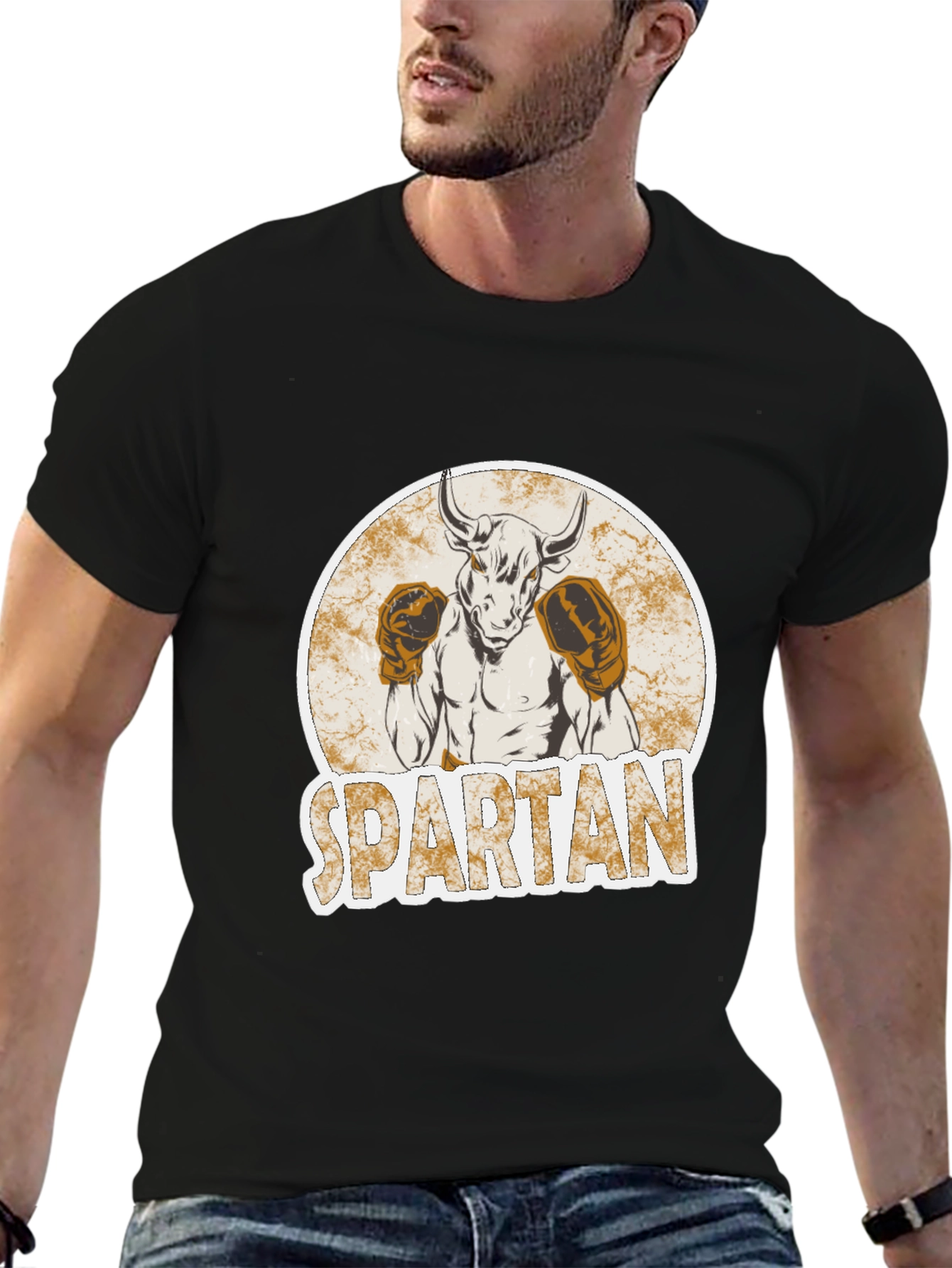 Spartan Bull Boxing T-Shirt