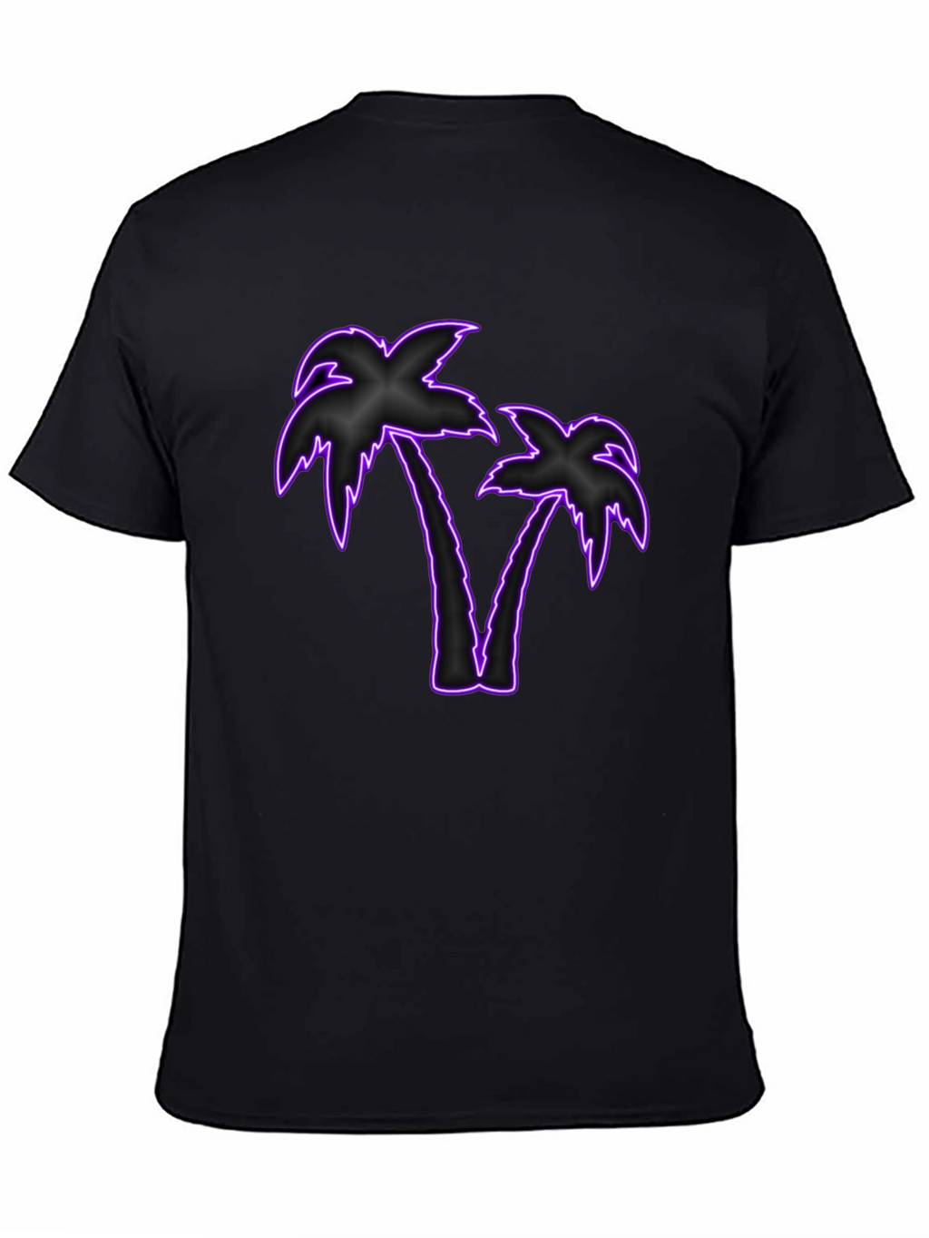 Neon Palm Tree Graphic T-Shirt