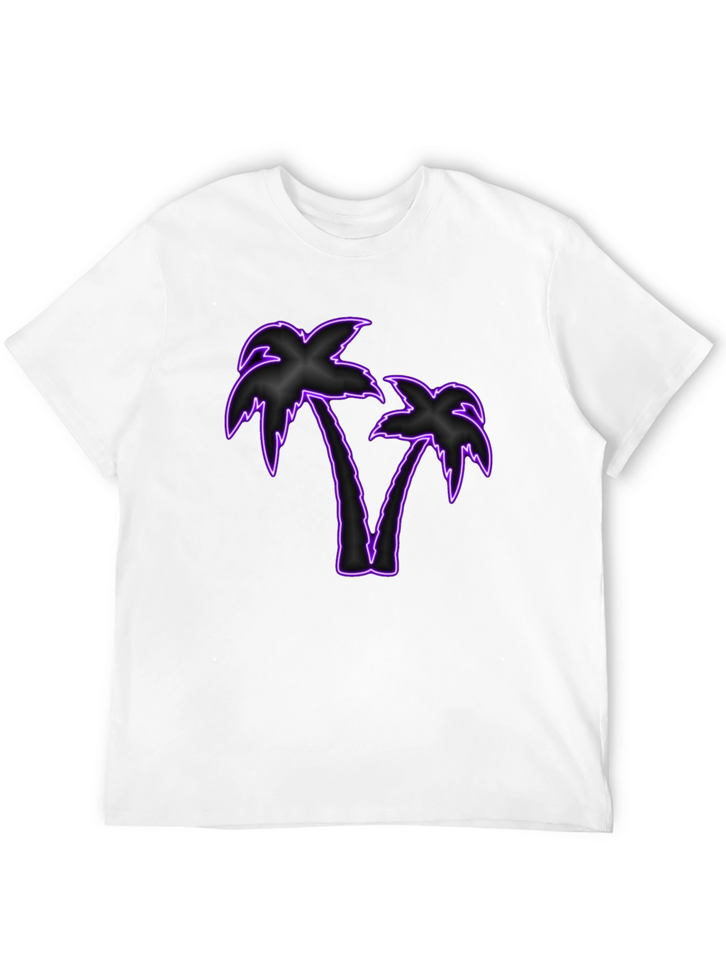 Neon Palm Tree Graphic T-Shirt