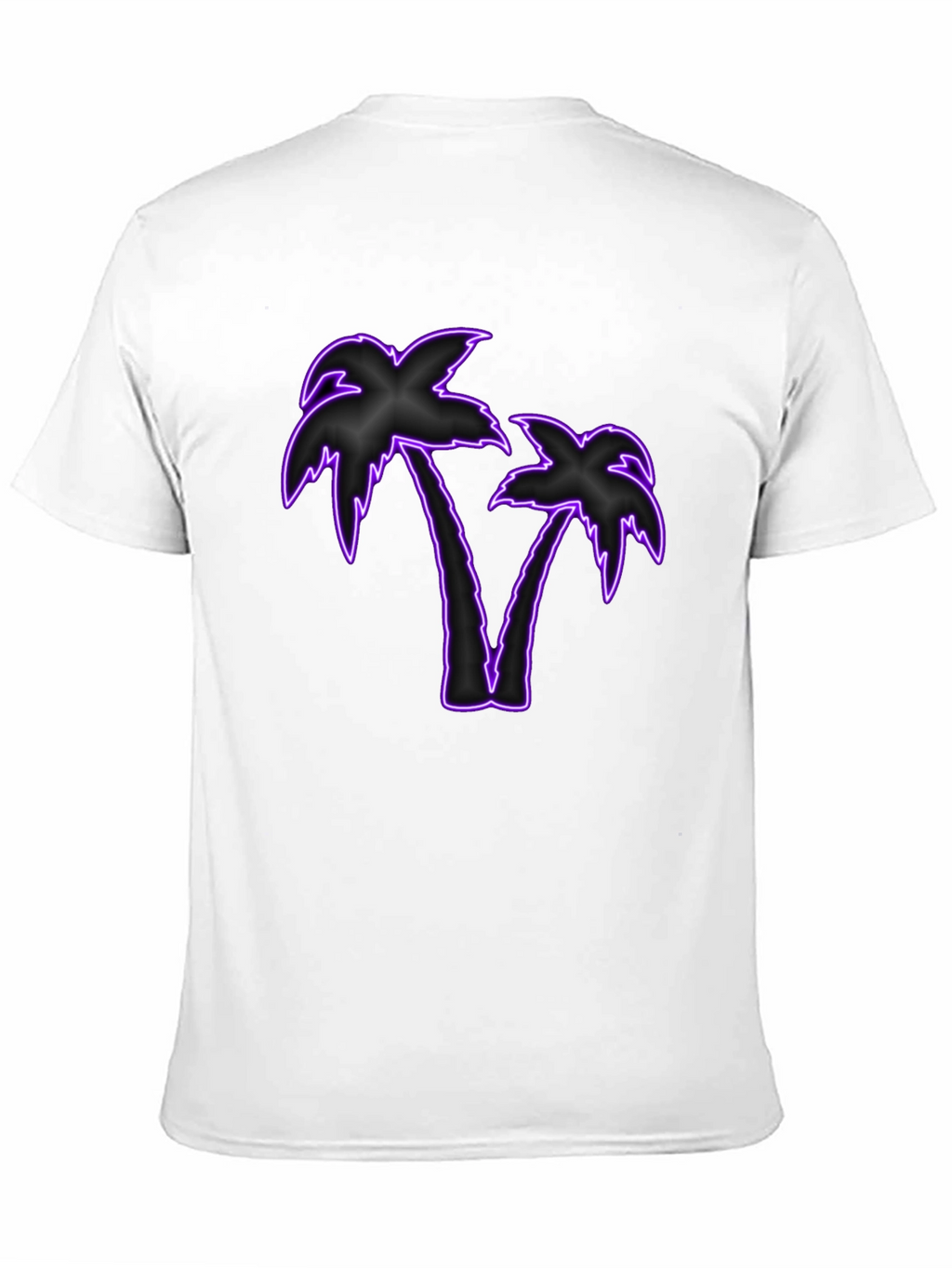 Neon Palm Tree Graphic T-Shirt