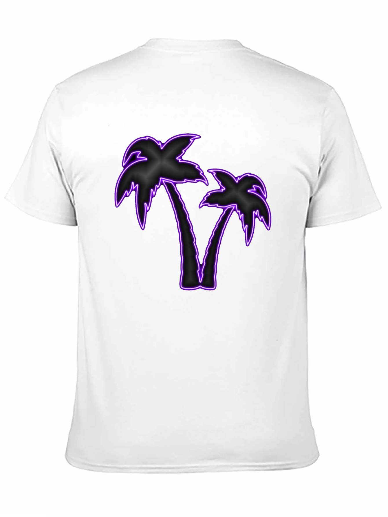 Neon Palm Tree Graphic T-Shirt