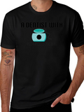 Dentist With Floss and Flaws Graphic Tee