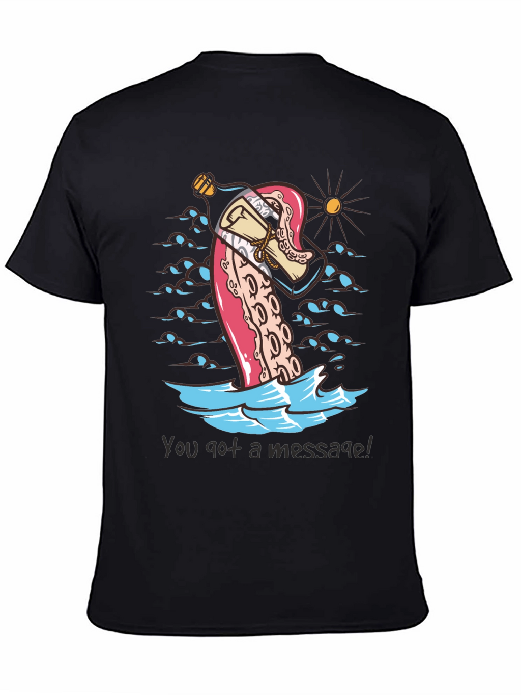 Message in a Bottle Octopus Tee
