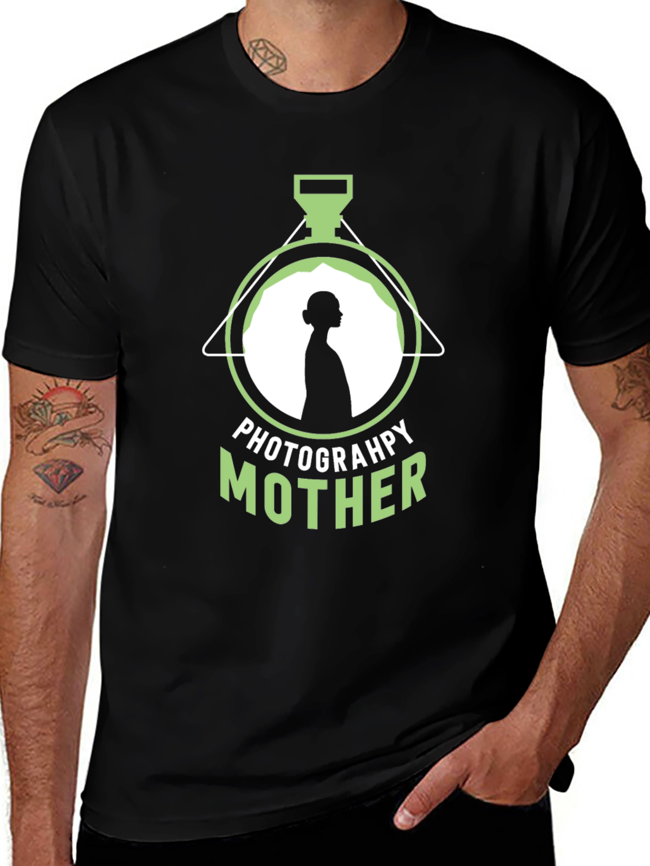 Photography Mother T-Shirt - Black