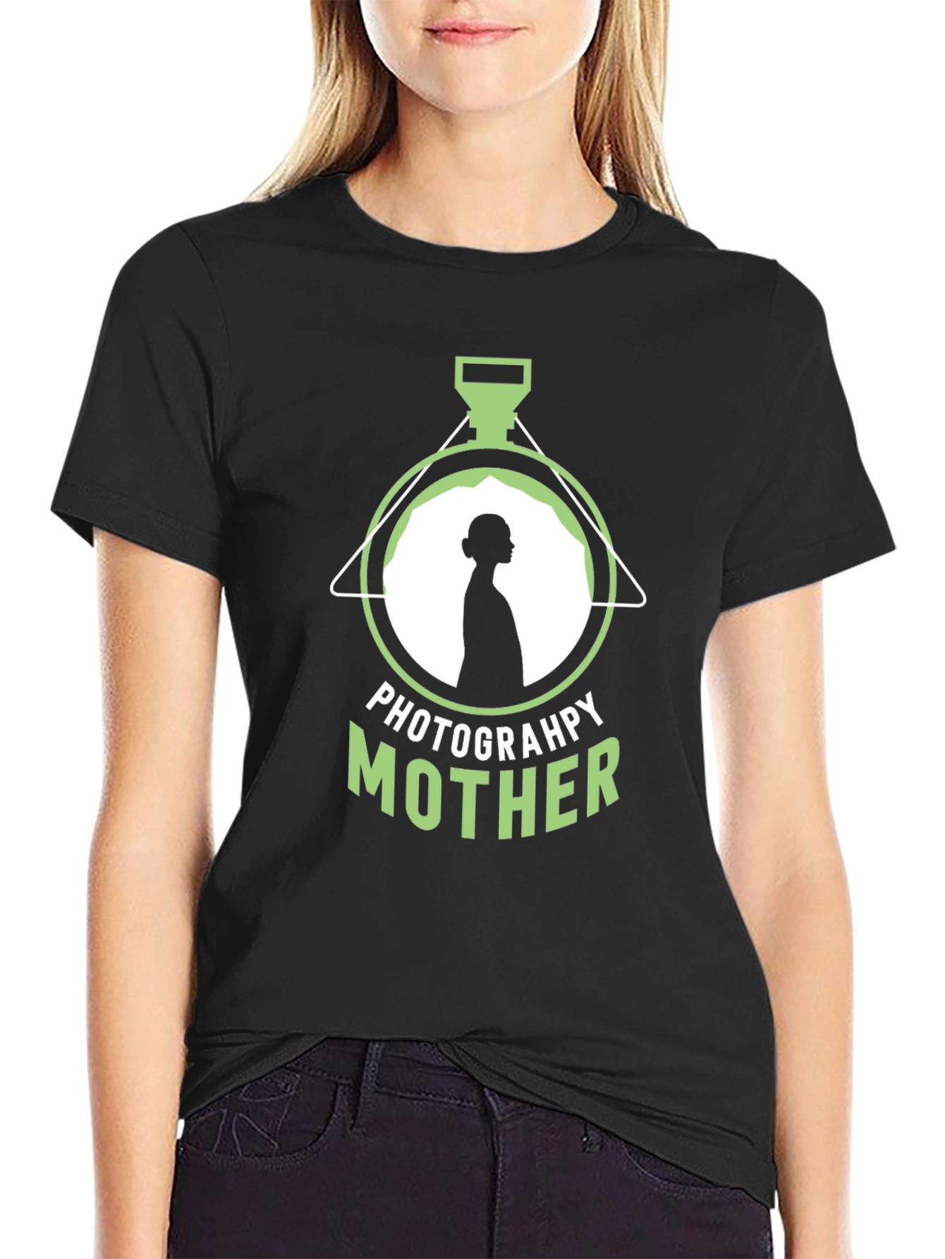 Photography Mother T-Shirt - Black