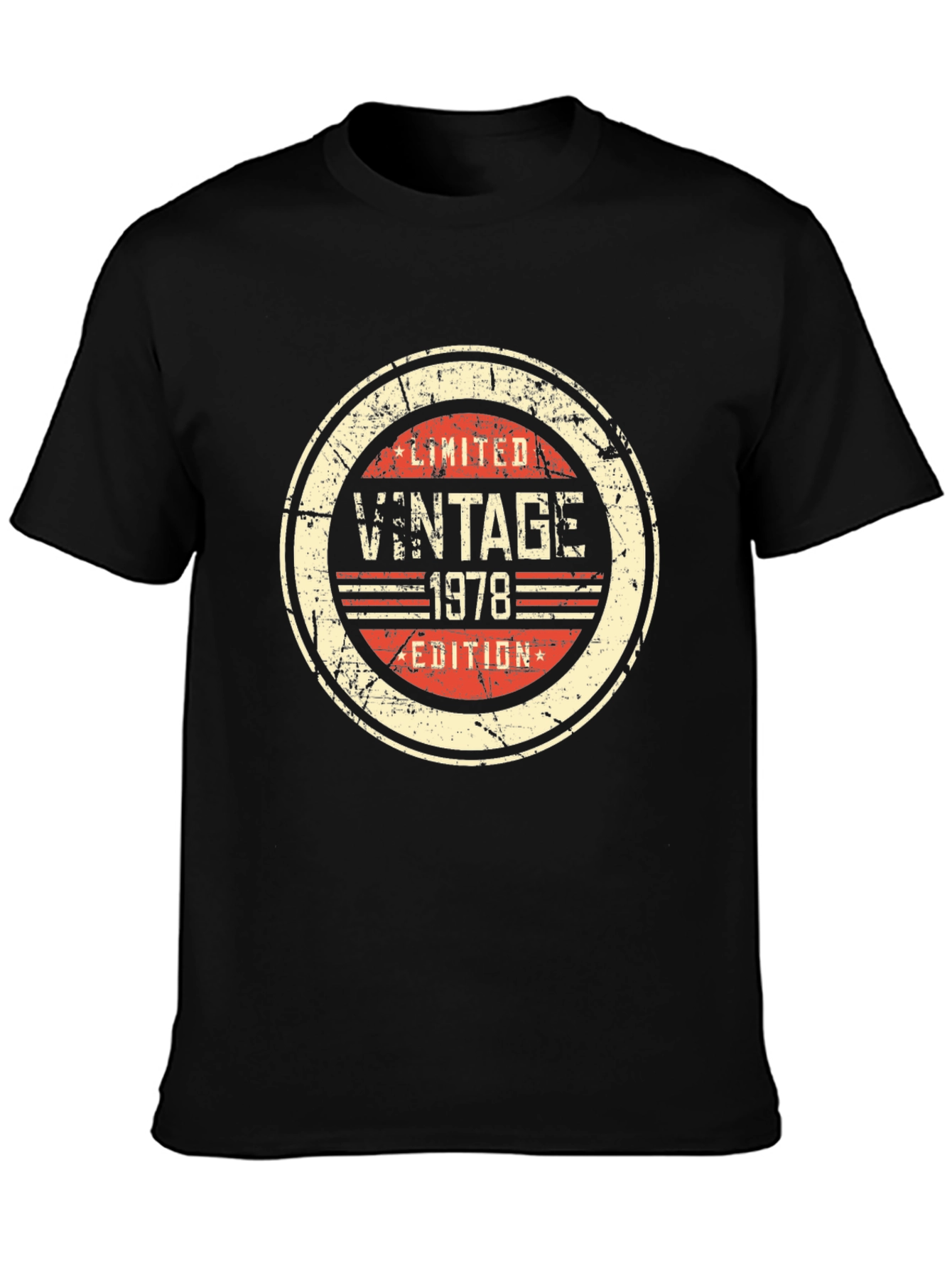 Vintage 1978 Limited Edition Black T-Shirt