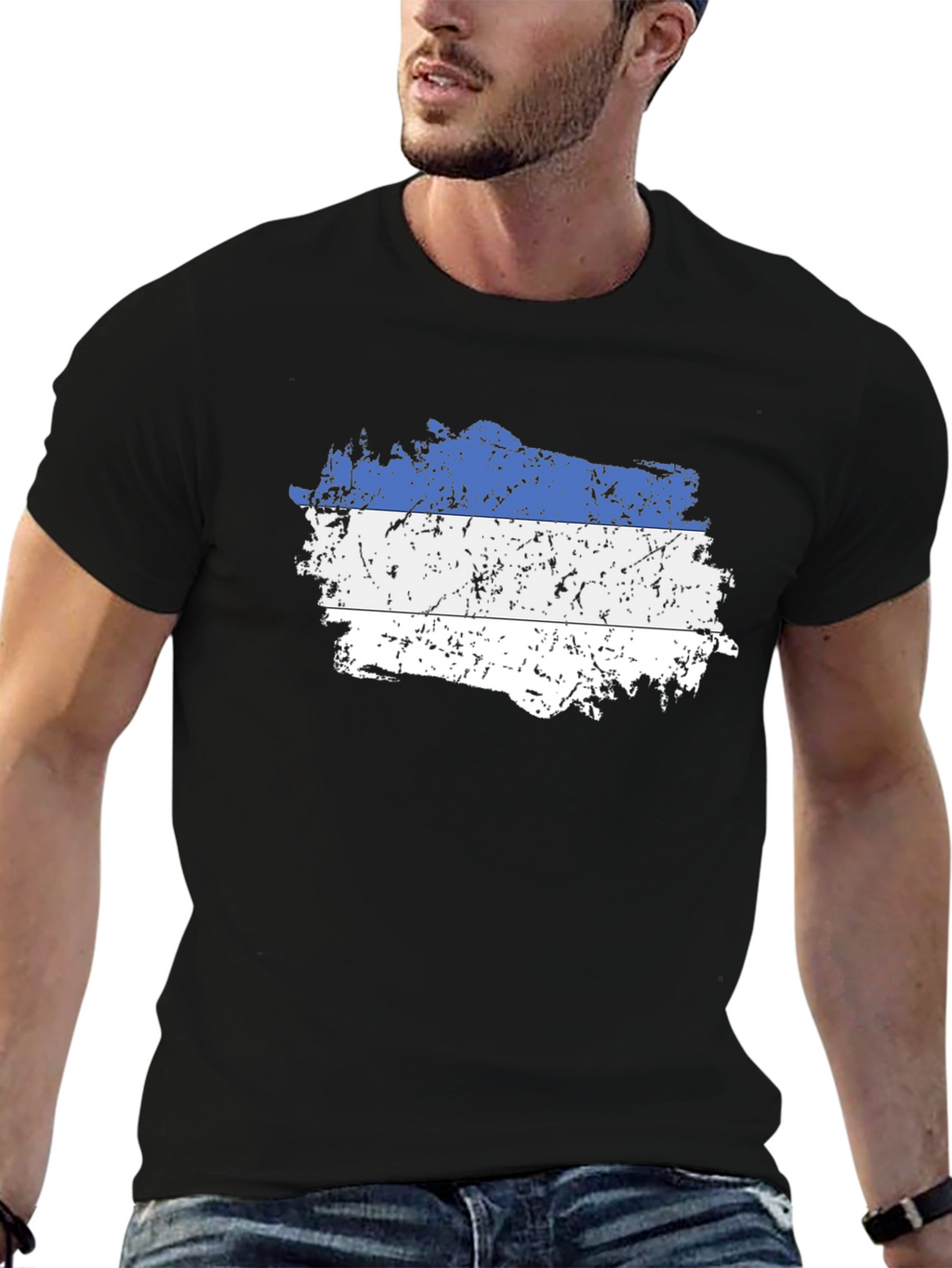 Honduras Flag Distressed T-Shirt