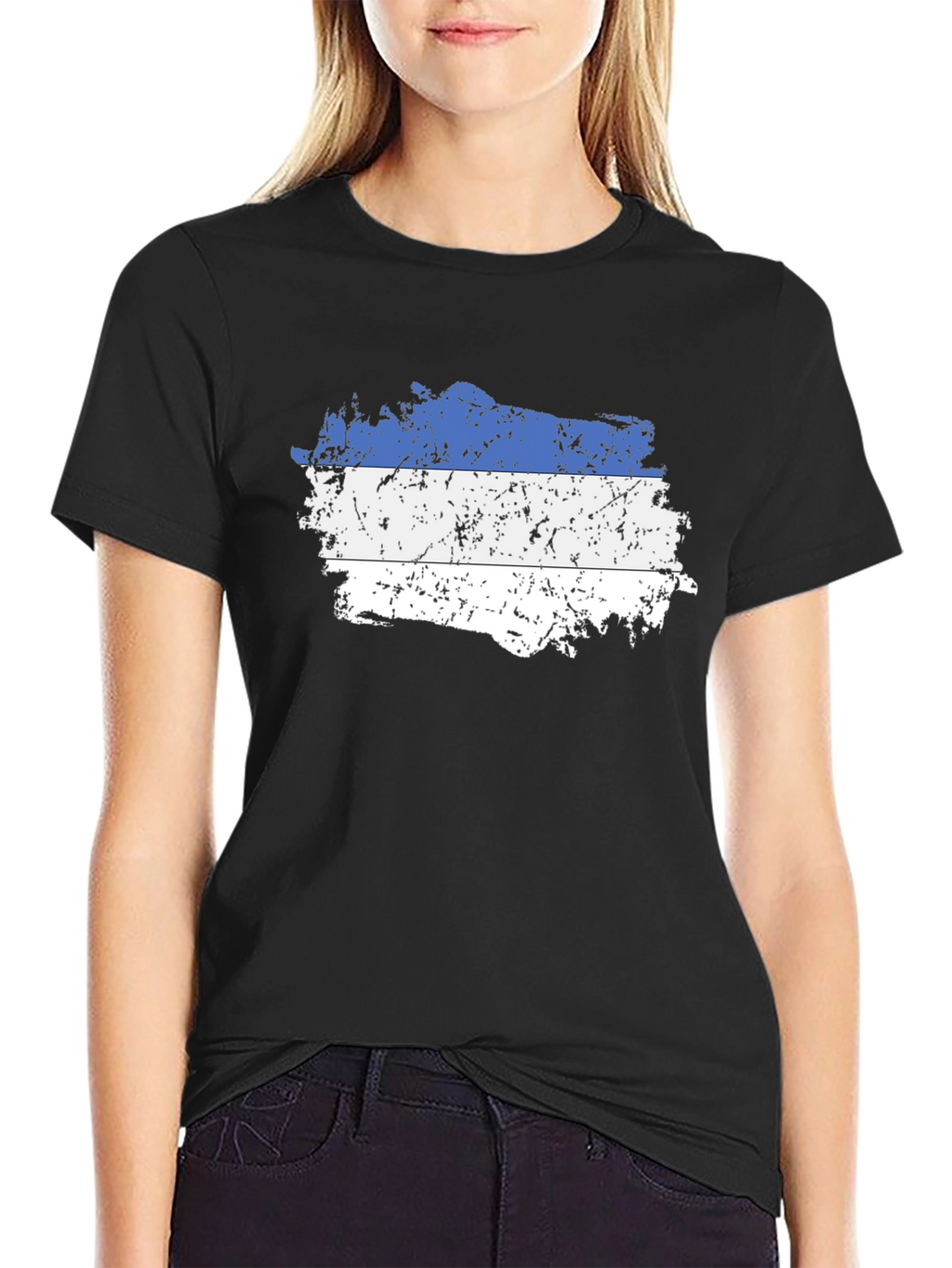 Honduras Flag Distressed T-Shirt