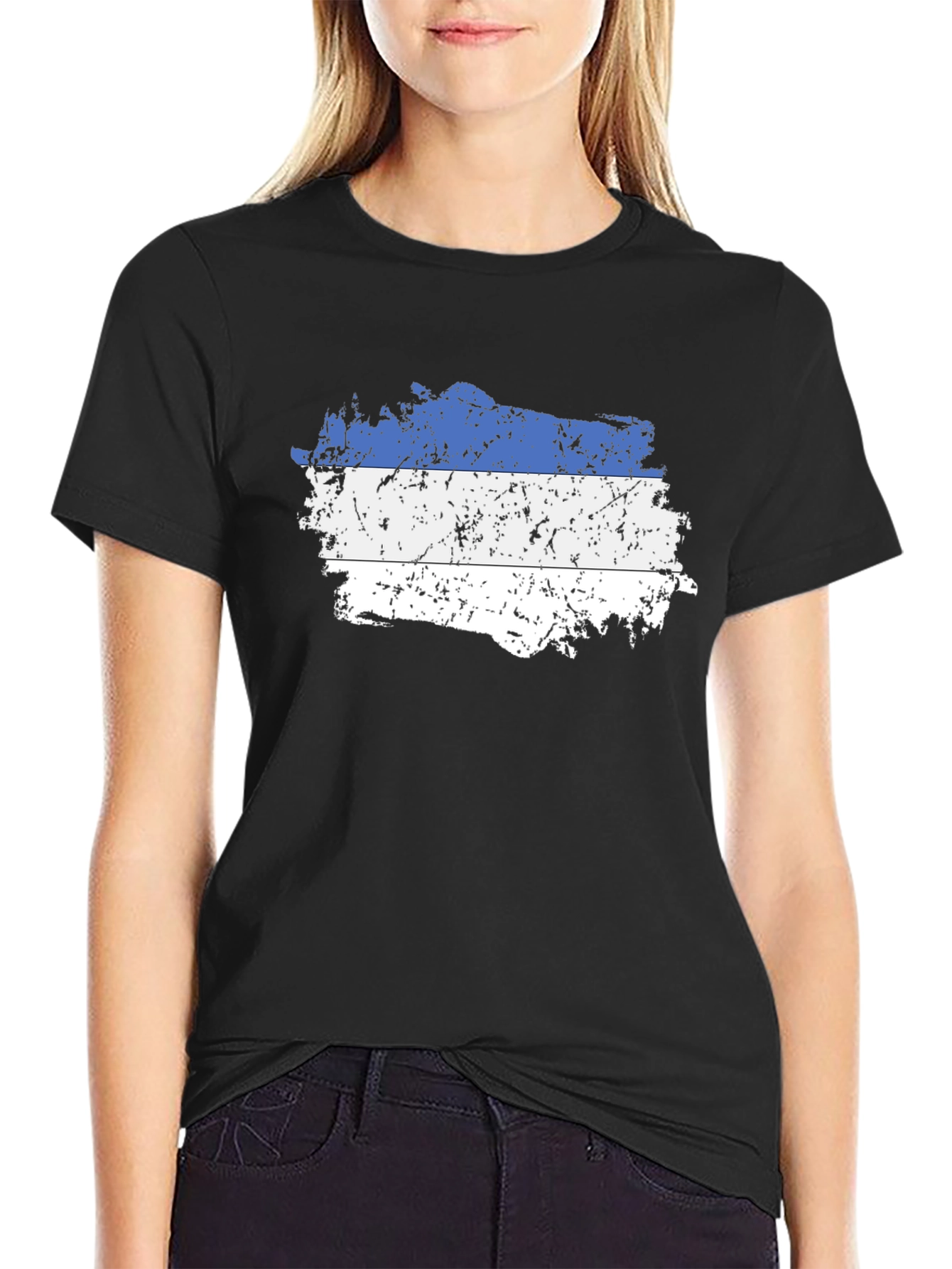 Honduras Flag Distressed T-Shirt