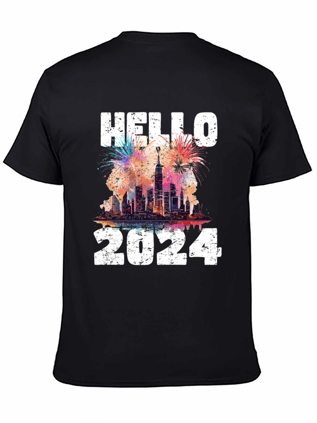 Hello 2024 T-Shirt - New Years Celebration Tee