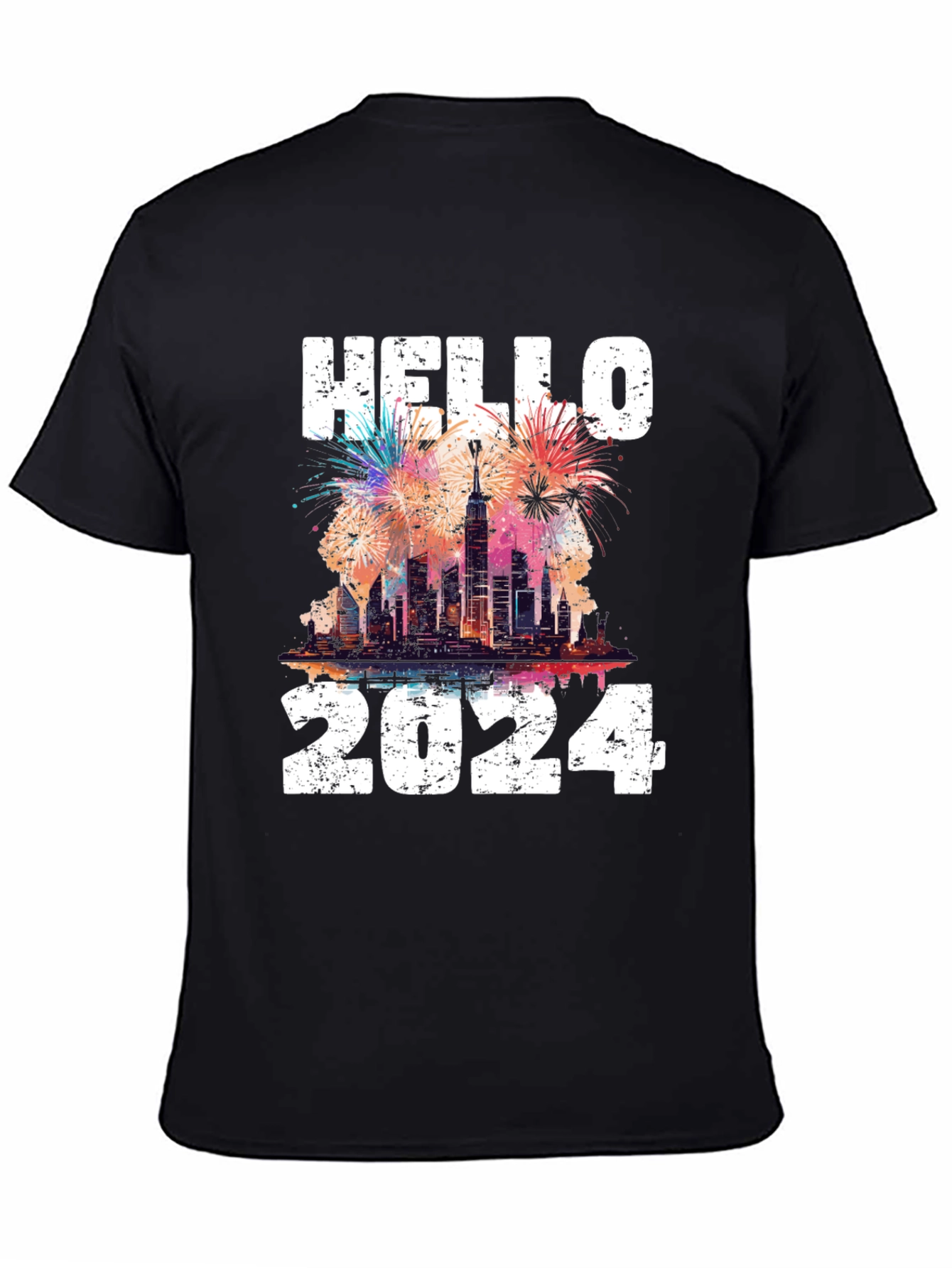 Hello 2024 T-Shirt - New Years Celebration Tee