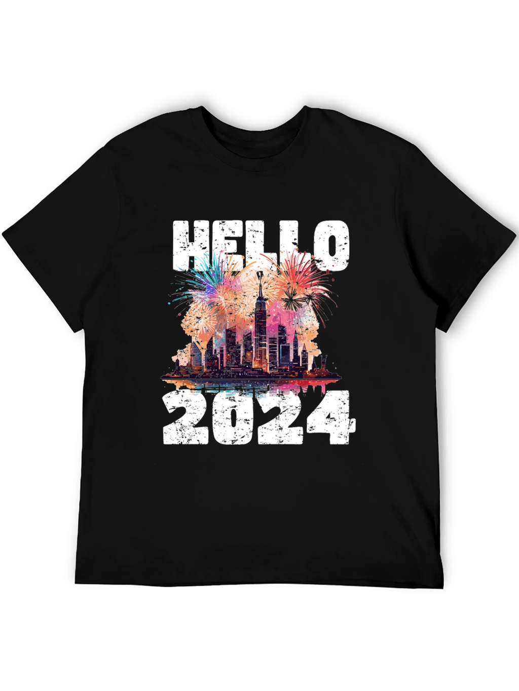 Hello 2024 T-Shirt - New Years Celebration Tee