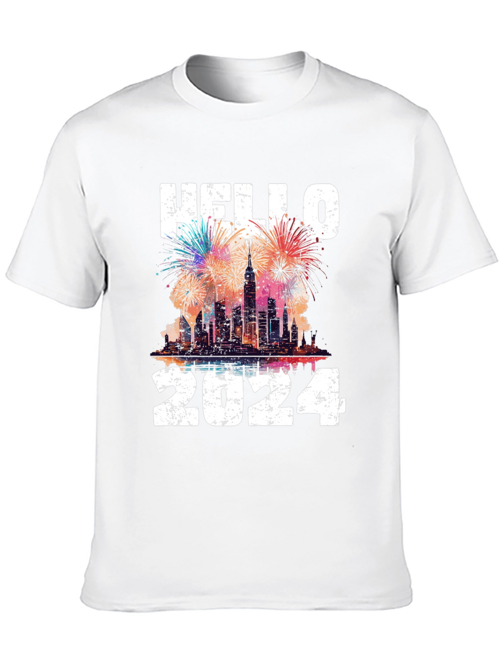 Hello 2024 T-Shirt - New Years Celebration Tee