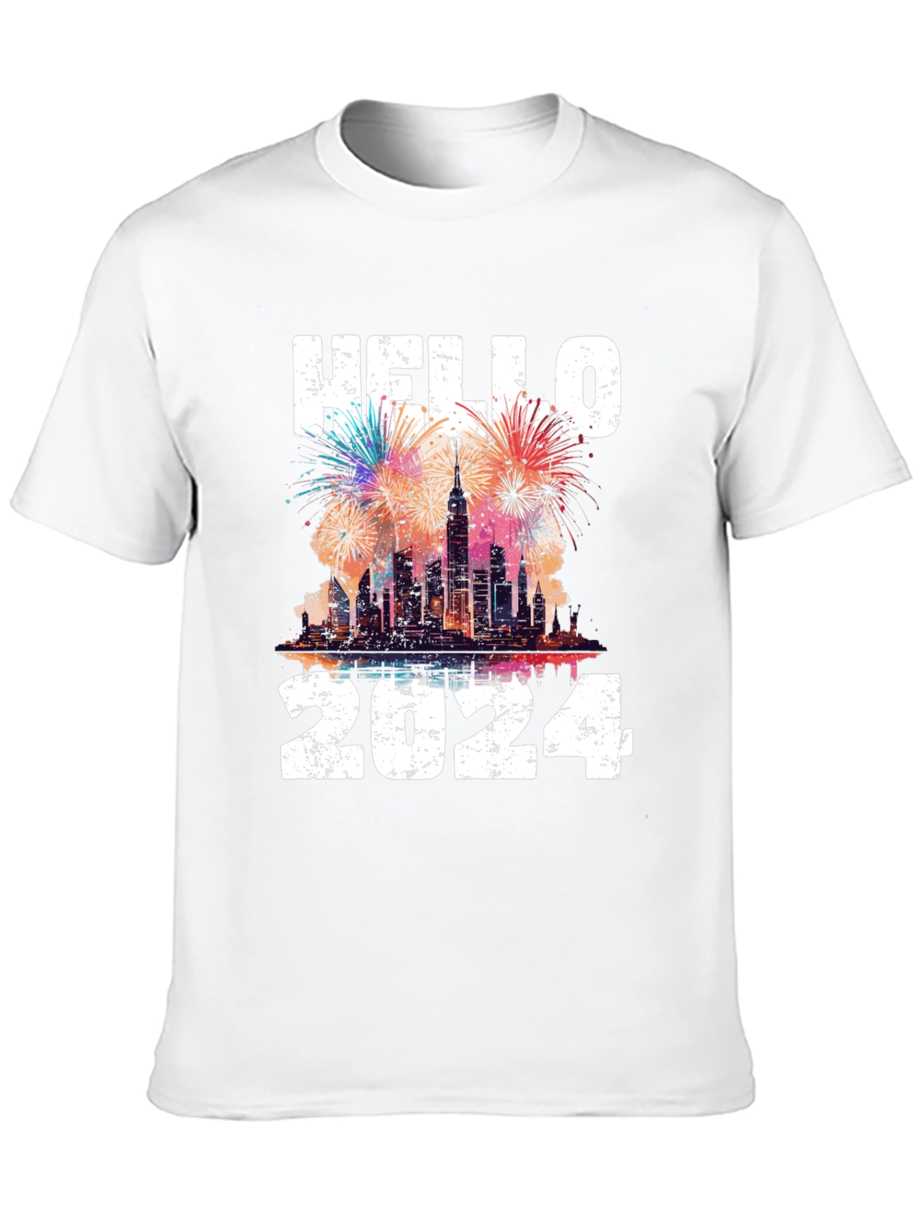 Hello 2024 T-Shirt - New Years Celebration Tee