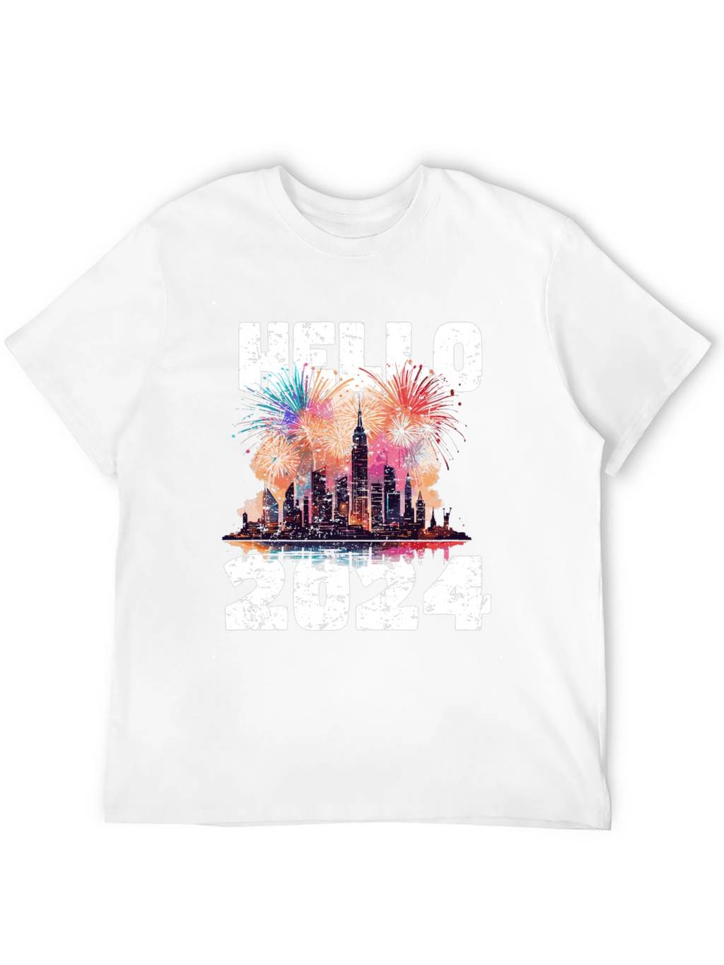 Hello 2024 T-Shirt - New Years Celebration Tee