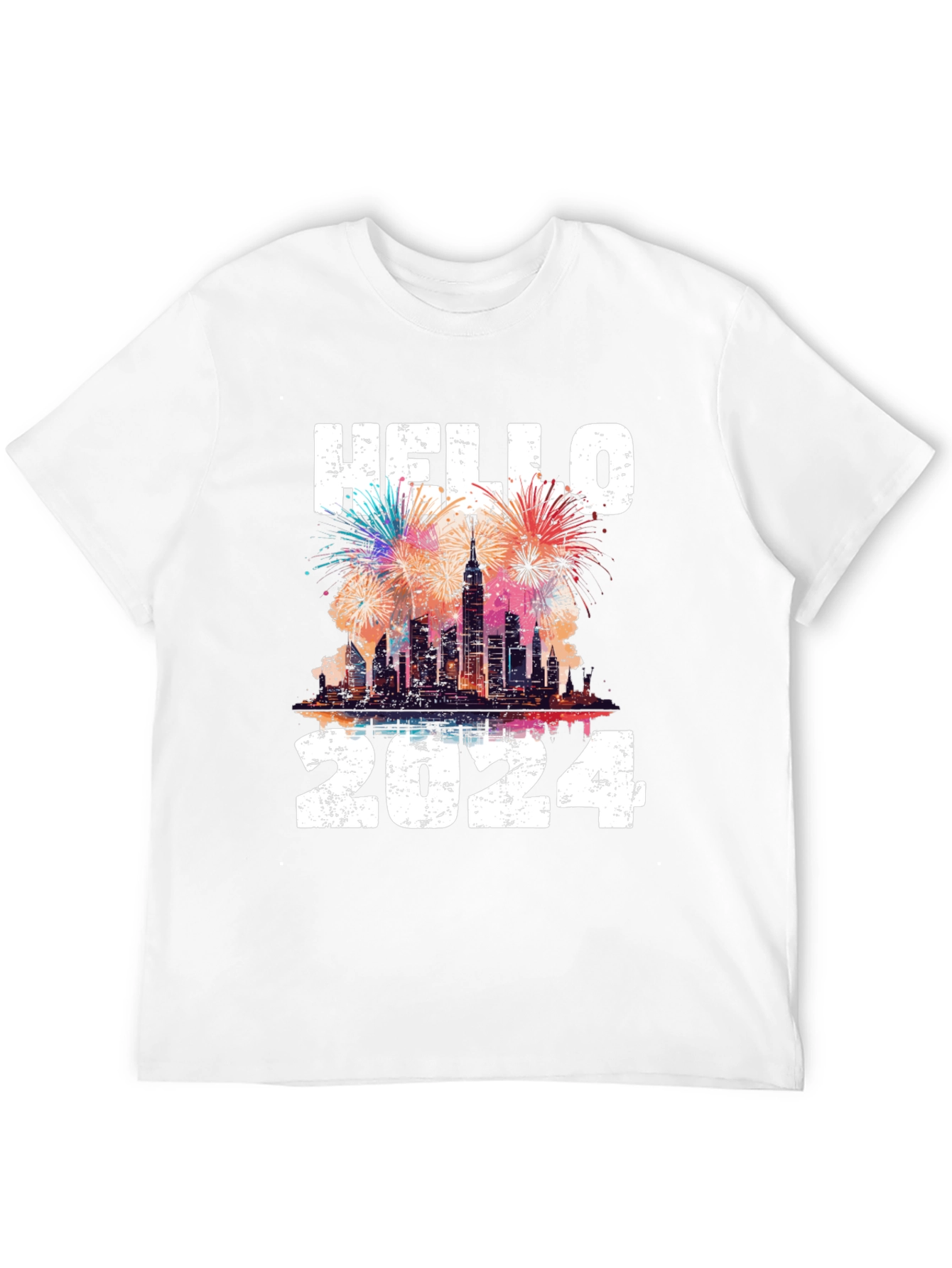 Hello 2024 T-Shirt - New Years Celebration Tee