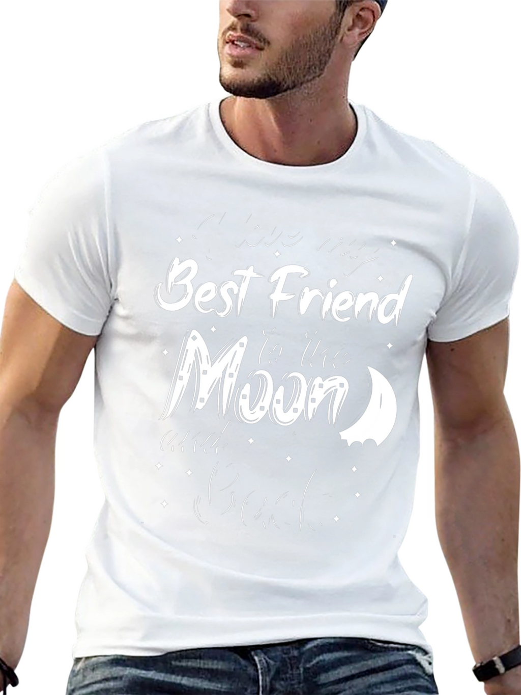 Best Friend To The Moon Graphic Tee