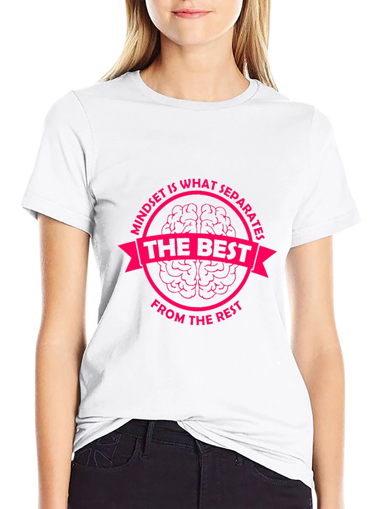 Mindset is What Separates Tee - Motivational Graphic T-Shirt