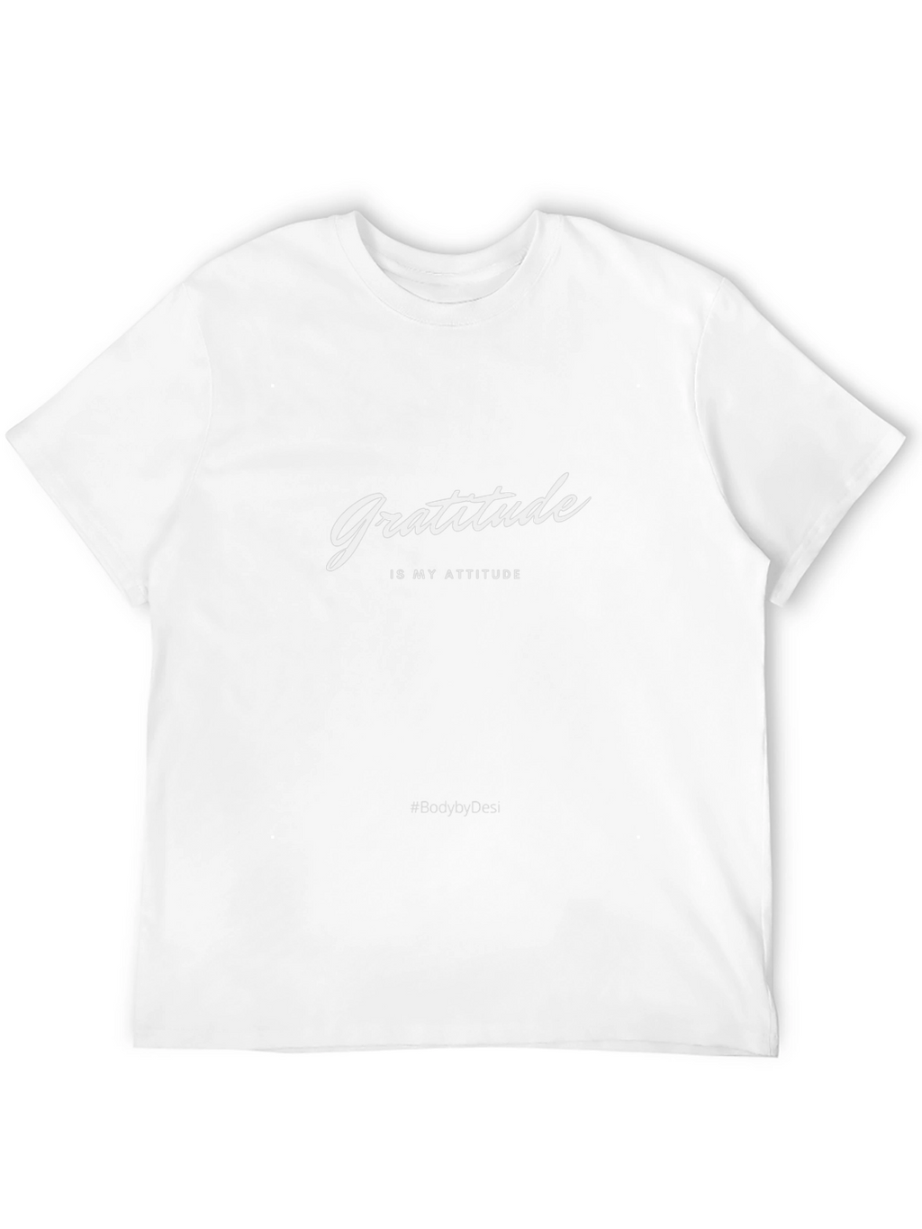Gratitude is My Attitude Black T-Shirt