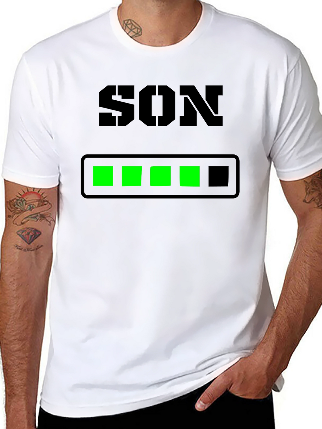 Son Loading Bar T-Shirt - Gamer Dad Tee