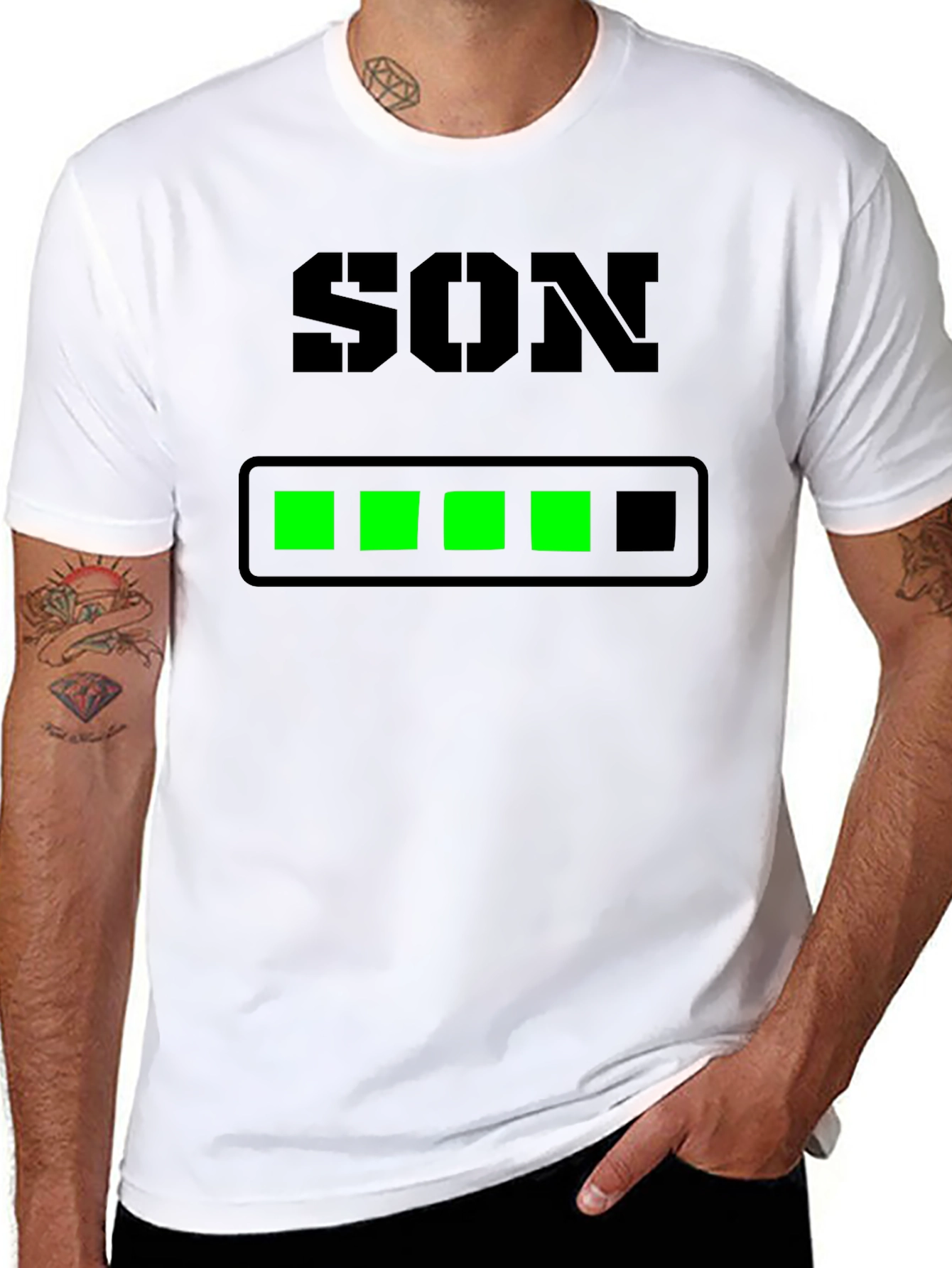 Son Loading Bar T-Shirt - Gamer Dad Tee