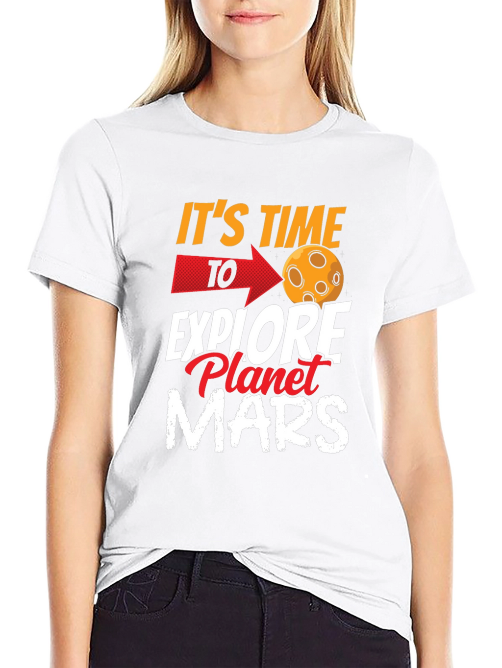 Explore Planet Mars Graphic T-Shirt